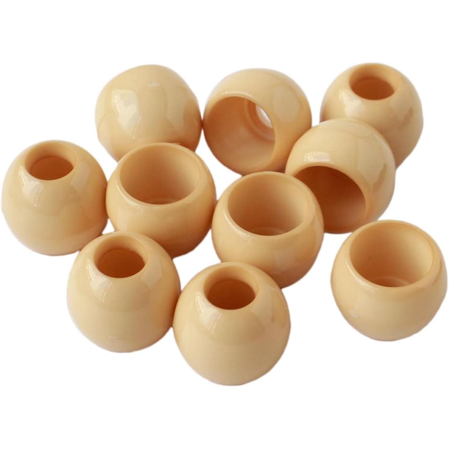 日本紐釦貿易 ループエンド 外径W13×H11mm 10個入 ベージュ N13-BE （ご注文単位1束）【直送品】