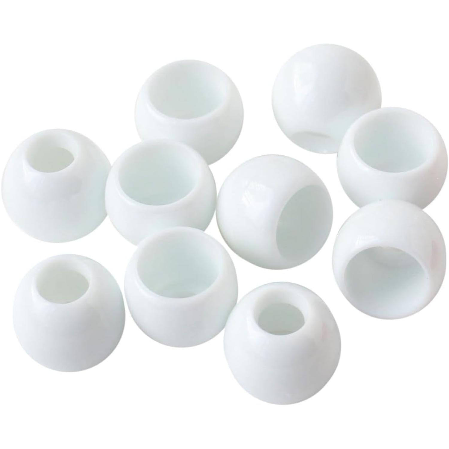 日本紐釦貿易 ループエンド 外径W13×H11mm 10個入 白 N13-W （ご注文単位1束）【直送品】