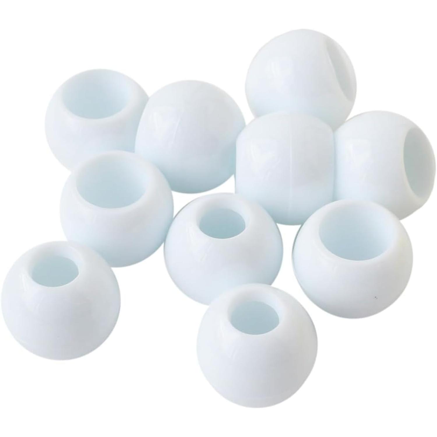 日本紐釦貿易 ループエンド 外径W15×H13mm 10個入 白 N15-W （ご注文単位1束）【直送品】