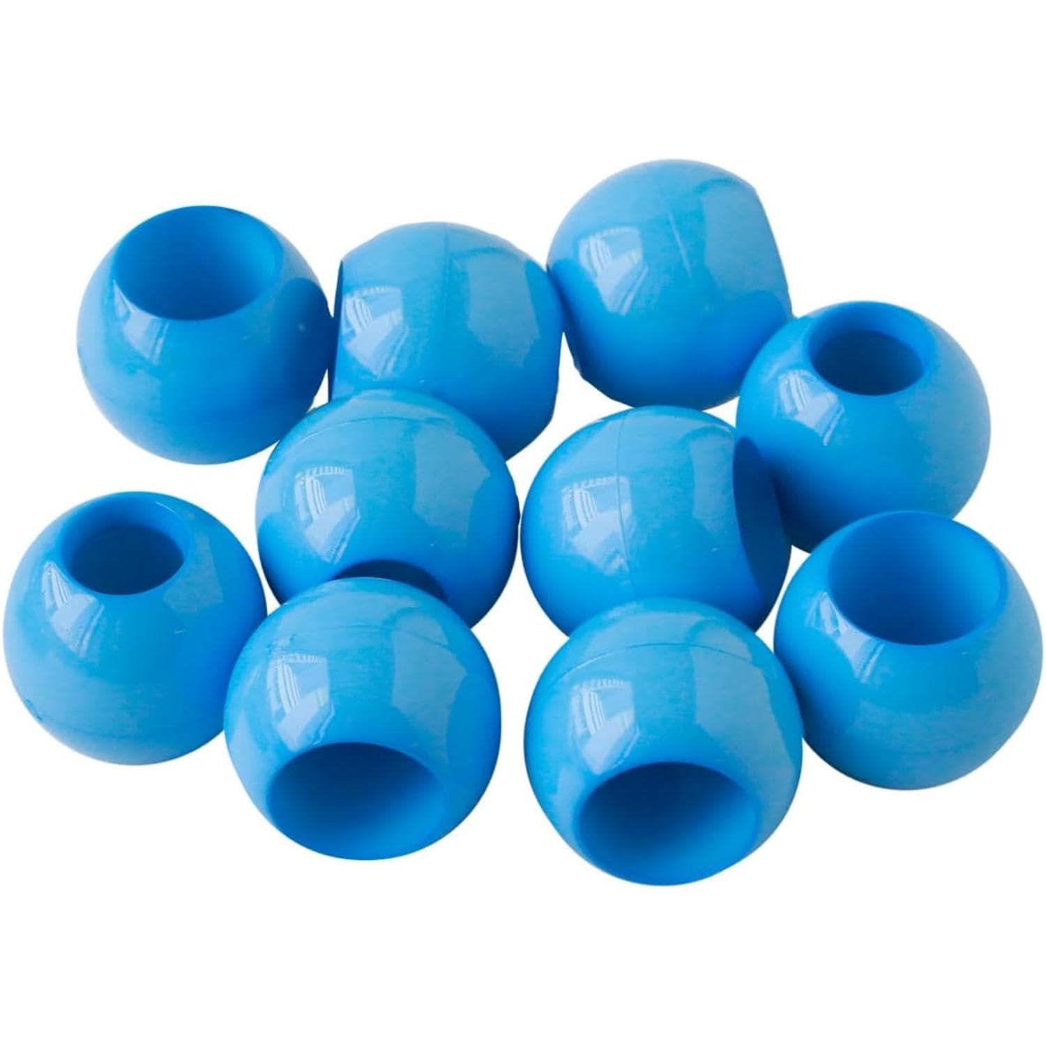 日本紐釦貿易 ループエンド 外径W18×H15mm 10個入 水色 N18-LB （ご注文単位1束）【直送品】