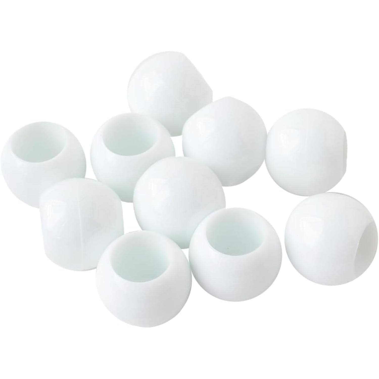 日本紐釦貿易 ループエンド 外径W18×H15mm 10個入 白 N18-W （ご注文単位1束）【直送品】