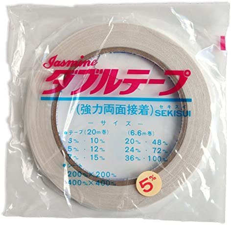 日本紐釦貿易 両面テープ Wテープ 24mmx20m WTAPE24 (ご注文単位1巻)【直送品】