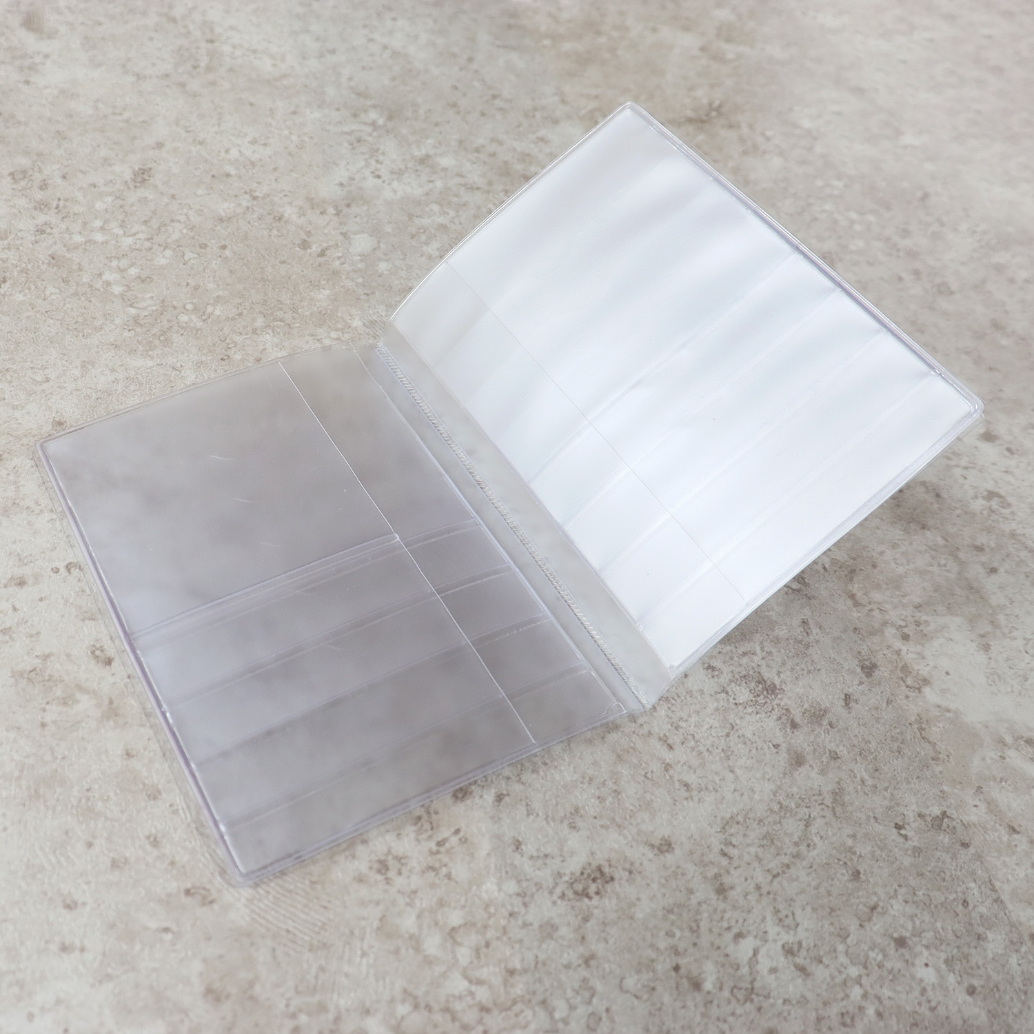 日本紐釦貿易 カード・マルチ便利ケース 15ポケット W100mm×H135mm 5個セット J1405 (ご注文単位1束)【直送品】