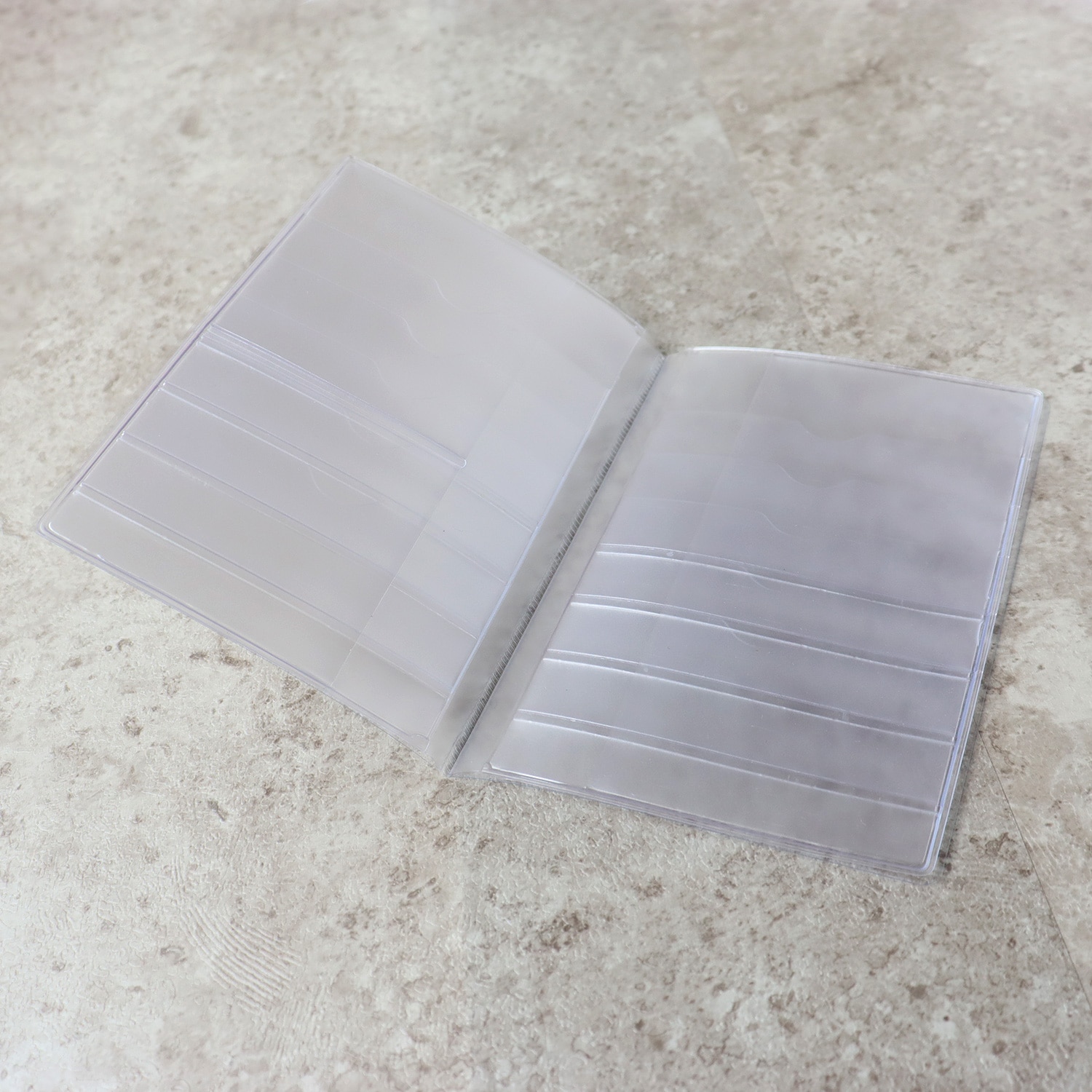 日本紐釦貿易 カード・マルチ便利ケース 15ポケット W100mm×H135mm 5個セット J1405 (ご注文単位1束)【直送品】