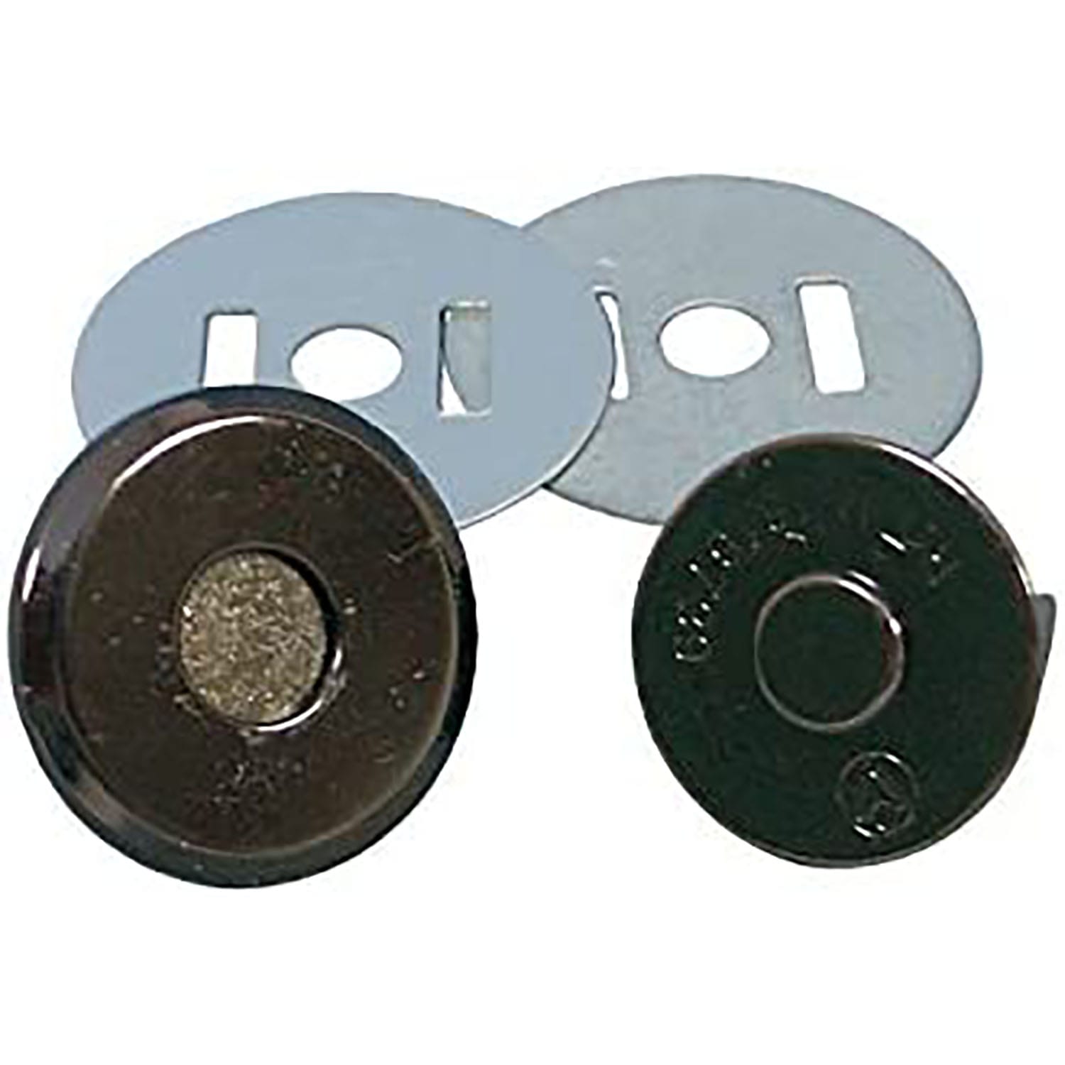 日本紐釦貿易 薄型マグネットボタン 3mmxφ14mm 5組入り M1014-BN (ご注文単位1束)【直送品】