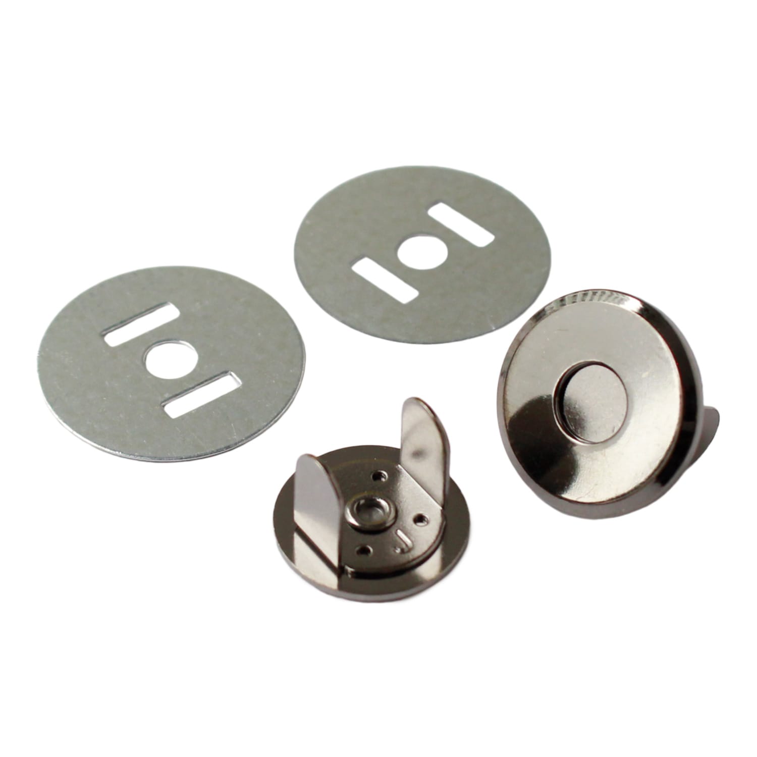 日本紐釦貿易 薄型マグネットボタン 3mmxφ18mm 5組入り M1018-BN （ご注文単位1束）【直送品】