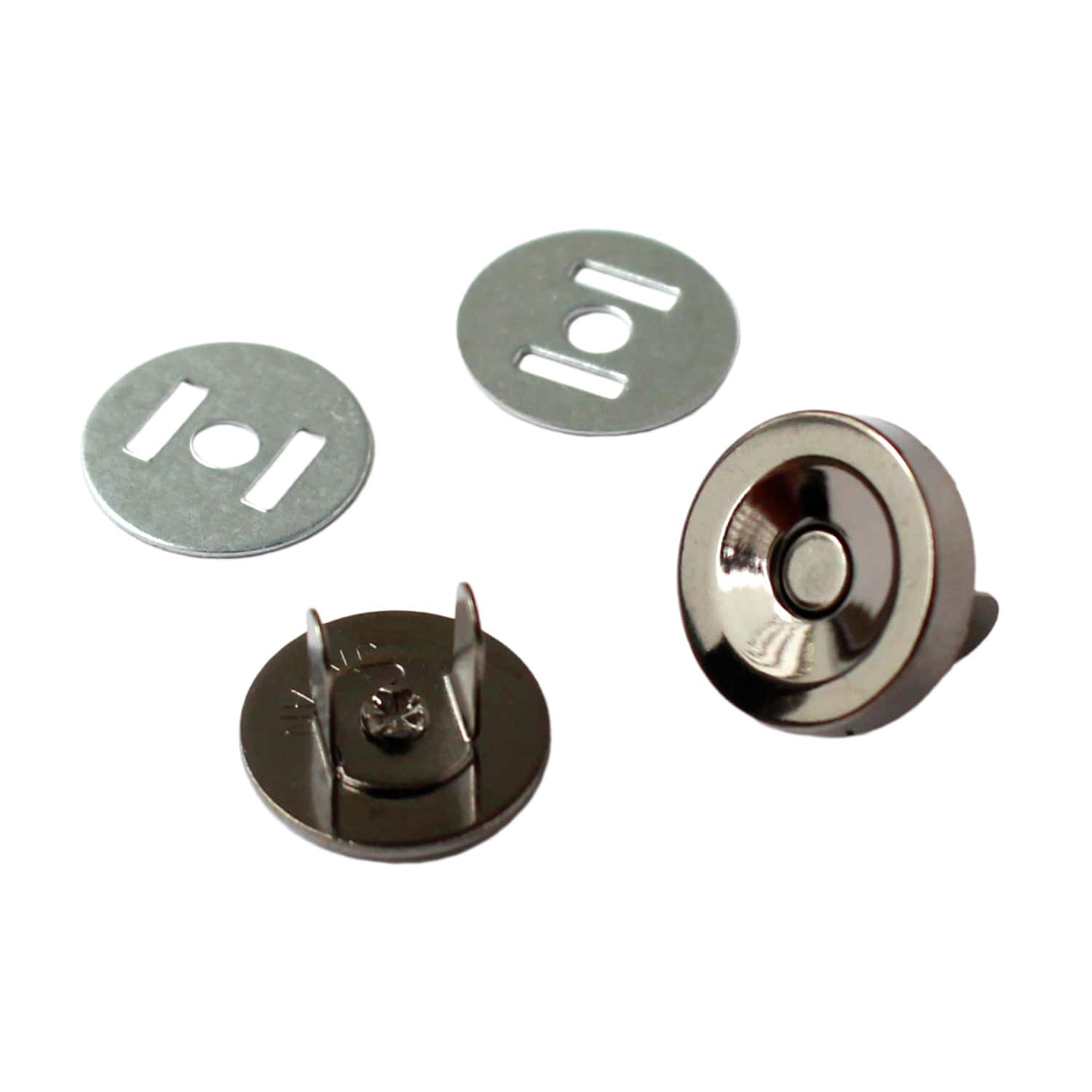 日本紐釦貿易 マグネットボタン 4mmxφ14mm 5組入り M72-BN （ご注文単位1束）【直送品】