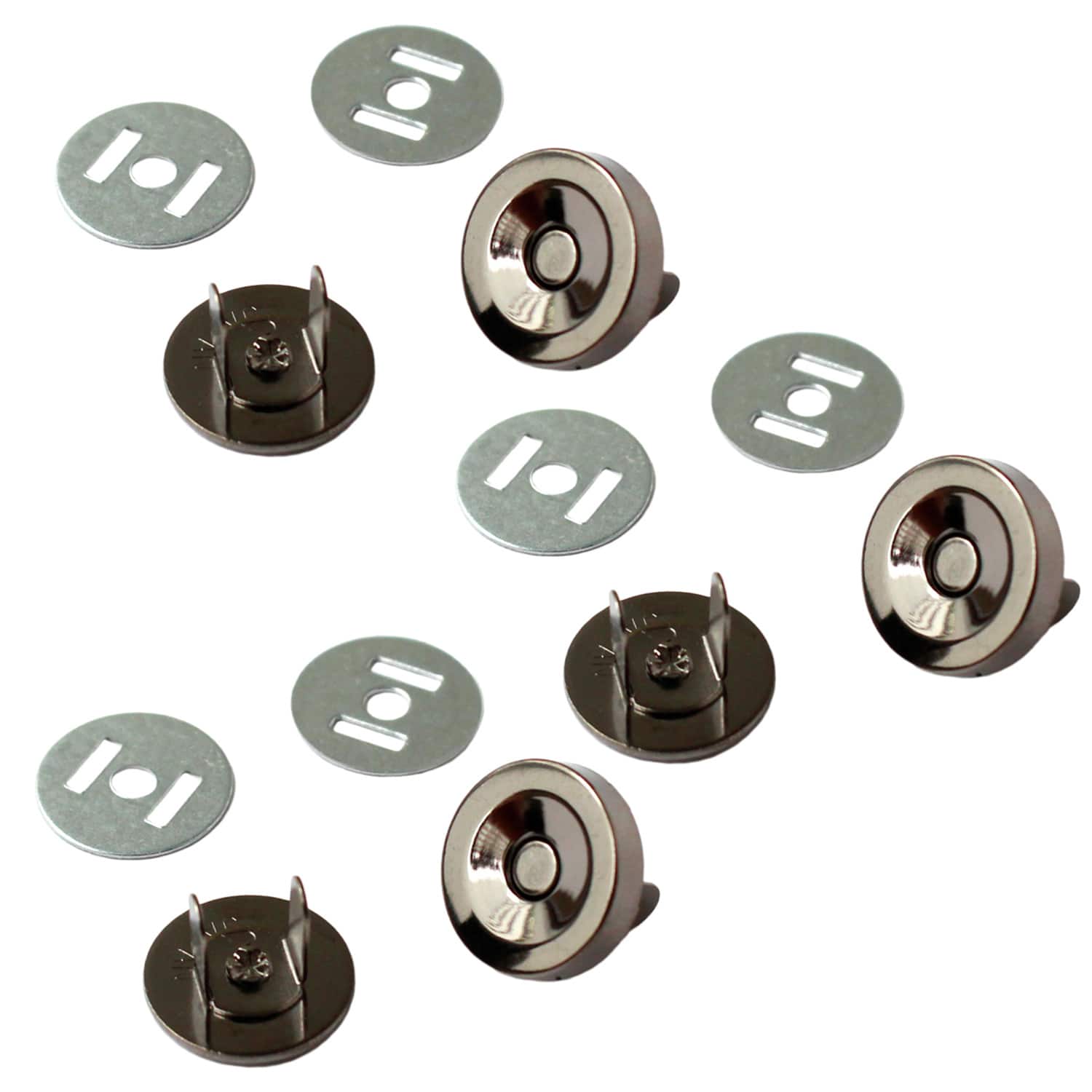 日本紐釦貿易 マグネットボタン 4mmxφ14mm 30組入り M72-BN-30 （ご注文単位1箱）【直送品】