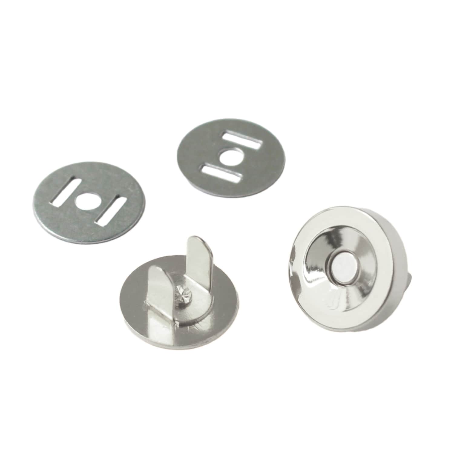 日本紐釦貿易 マグネットボタン 4mmxφ14mm 5組入り M72-S （ご注文単位1束）【直送品】