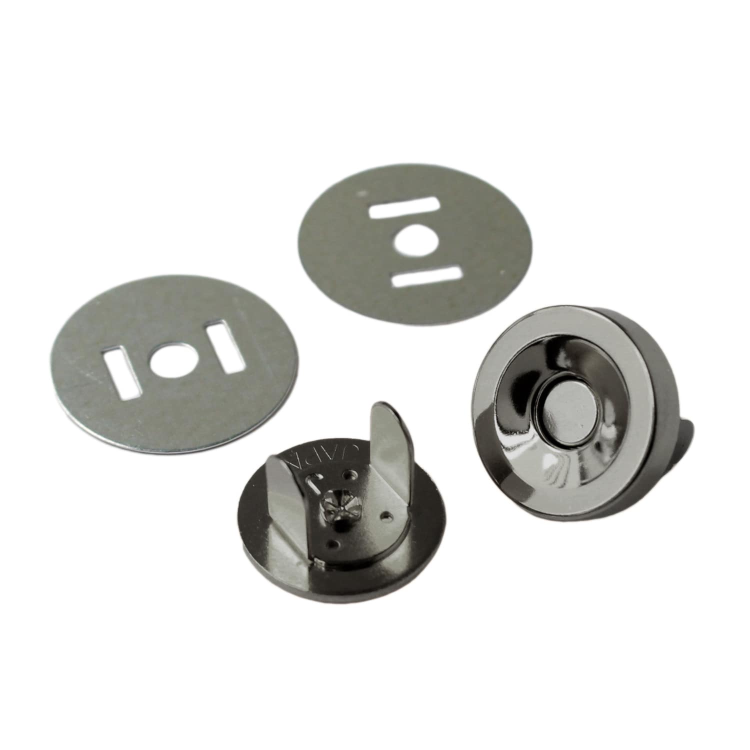 日本紐釦貿易 マグネットボタン 5mmxφ19mm 5組入り M73-BN （ご注文単位1束）【直送品】