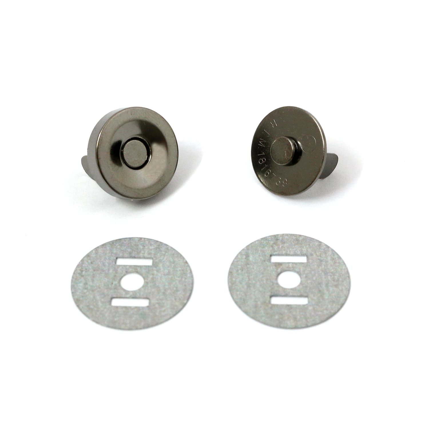 日本紐釦貿易 マグネットボタン 5mmxφ19mm 30組入り M73-BN-30 （ご注文単位1箱）【直送品】