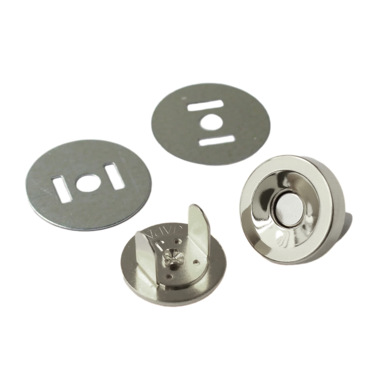 日本紐釦貿易 マグネットボタン 5mmxφ19mm 5組入り M73-S （ご注文単位1束）【直送品】