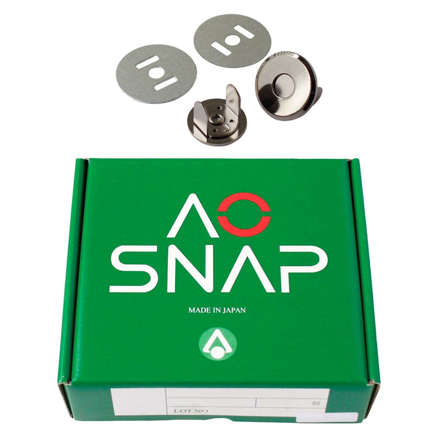 日本紐釦貿易 薄型マグネットボタン 3mmxφ18mm 100組入り M1018-BN-100 （ご注文単位1箱）【直送品】