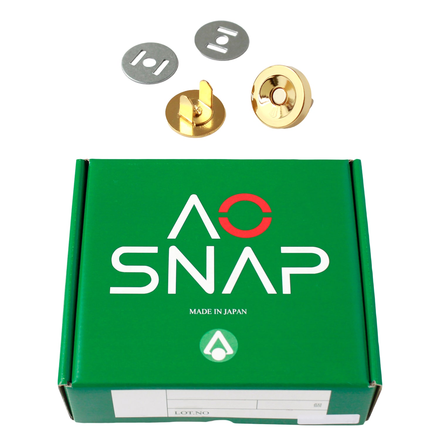 日本紐釦貿易 マグネットボタン 4mmxφ14mm 200組入り M72-G-200 （ご注文単位1箱）【直送品】