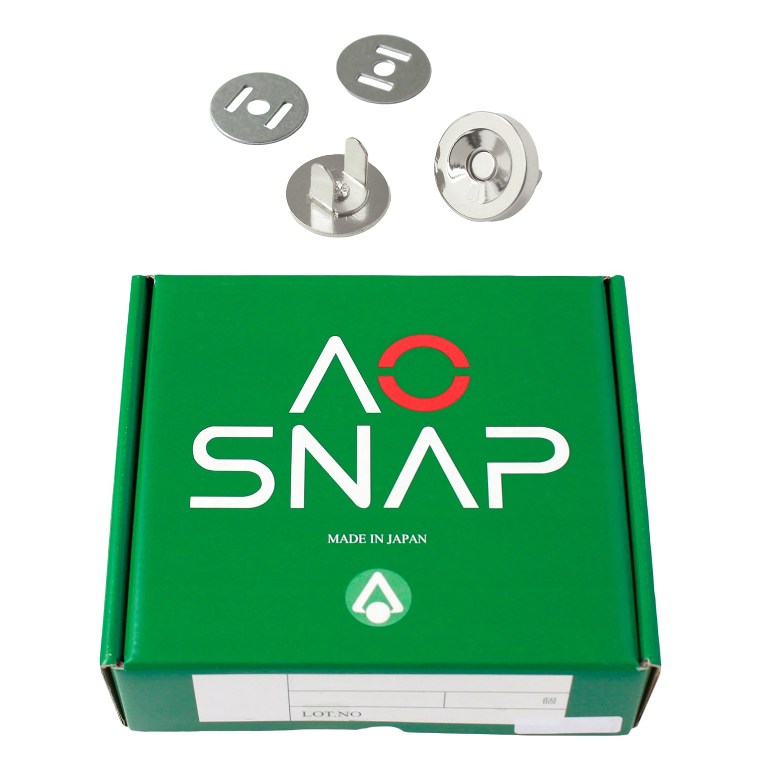 日本紐釦貿易 マグネットボタン 4mmxφ14mm 200組入り M72-S-200 （ご注文単位1箱）【直送品】