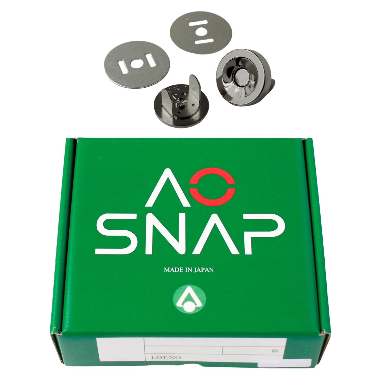 日本紐釦貿易 マグネットボタン 5mmxφ19mm 100組入り M73-BN-100 （ご注文単位1箱）【直送品】