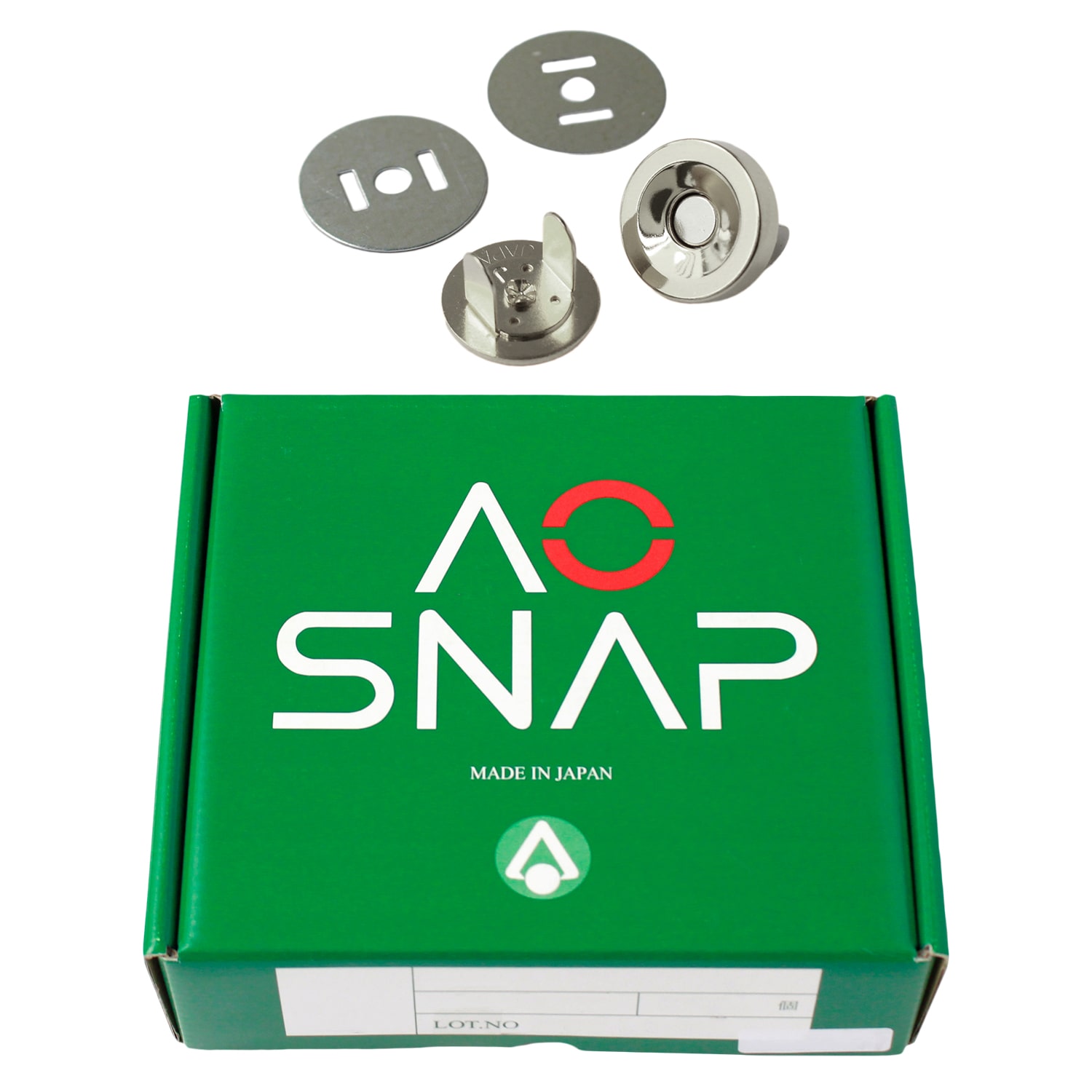 日本紐釦貿易 マグネットボタン 5mmxφ19mm 100組入り M73-S-100 （ご注文単位1箱）【直送品】