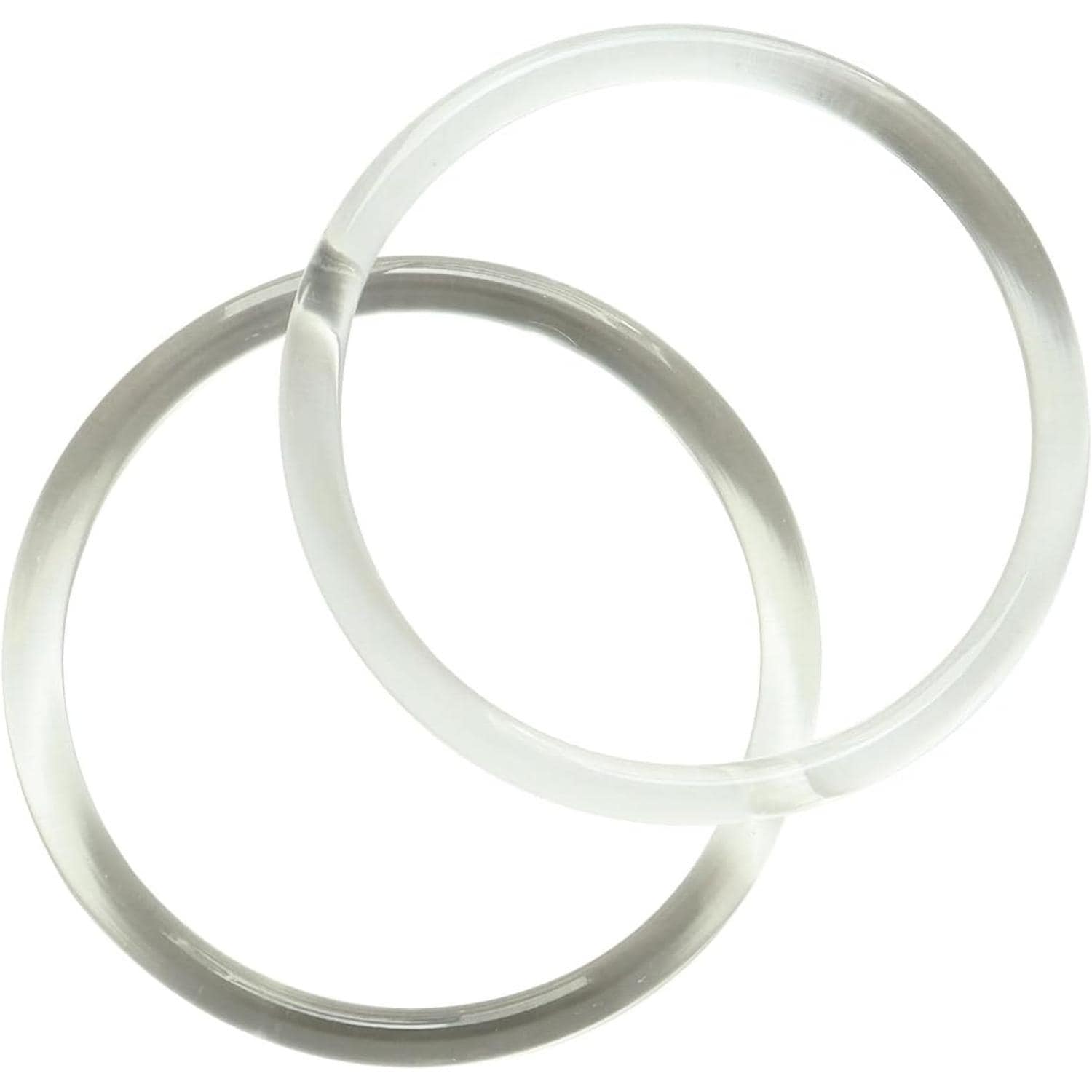日本紐釦貿易 プラスチックリング 内径11cm 外径13cm 10組入 透明 P273L-CR-10 （ご注文単位1セット）【直送品】