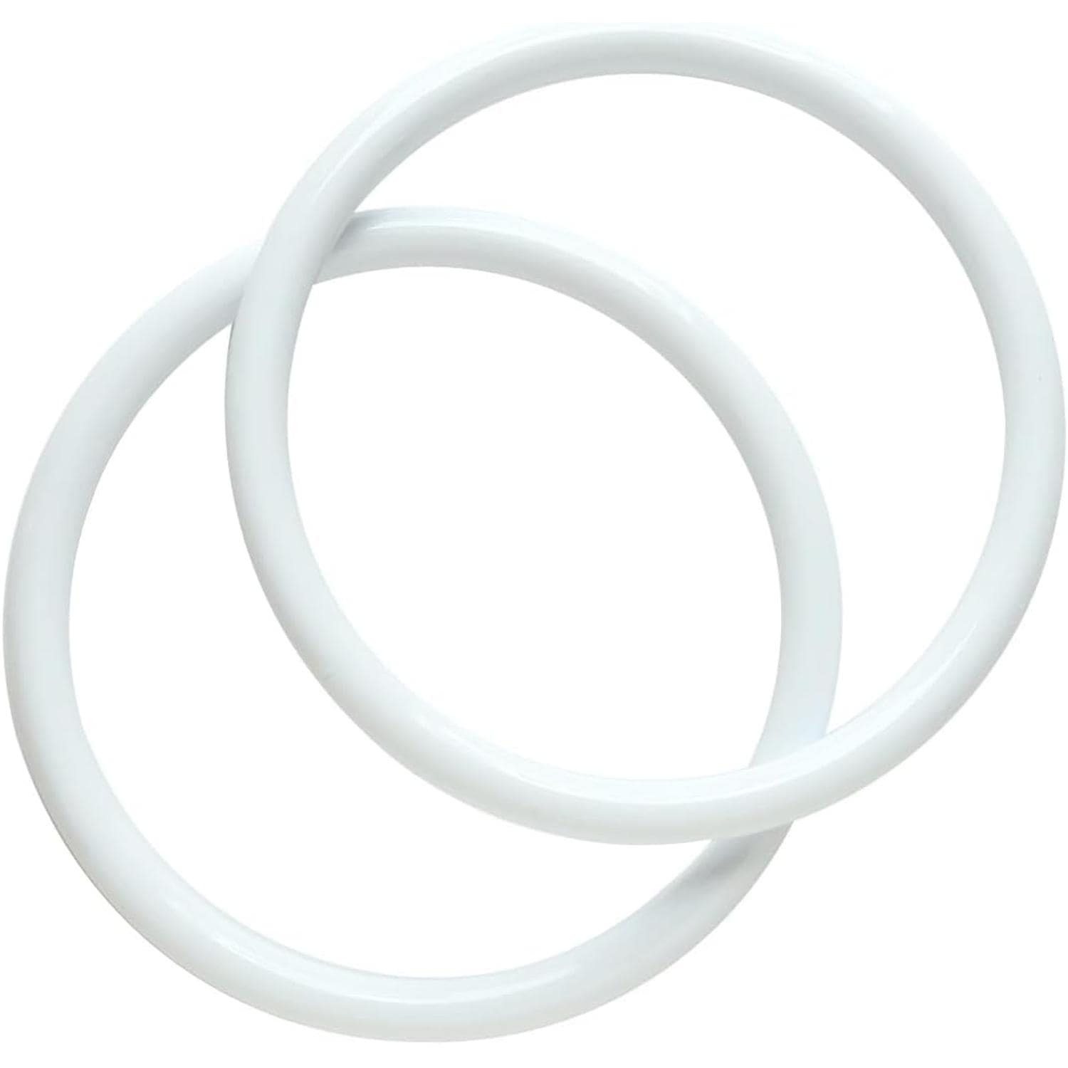 日本紐釦貿易 プラスチックリング 内径11cm 外径13cm 10組入 白 P273L-W-10 （ご注文単位1セット）【直送品】