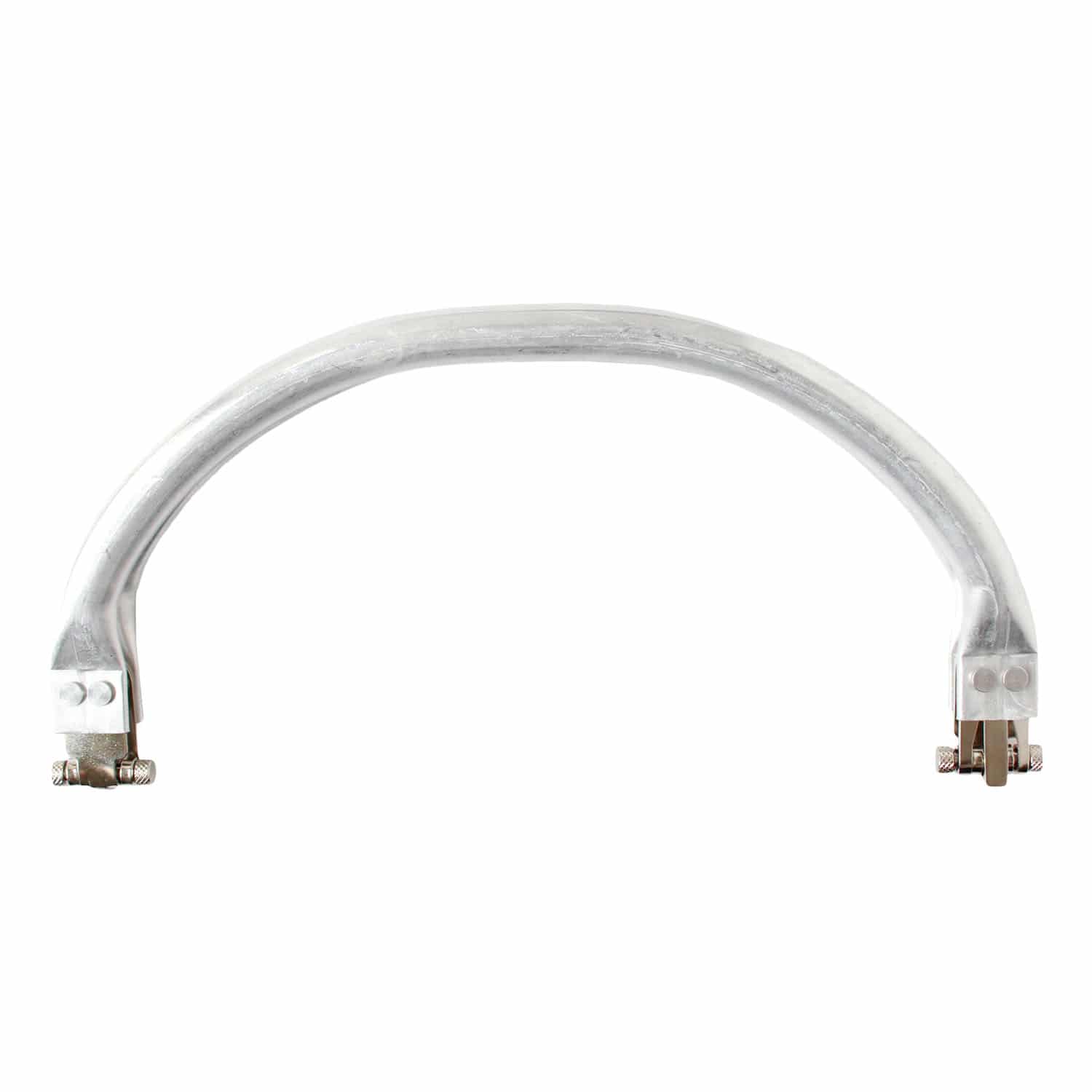 日本紐釦貿易 アルミバネ口金(ニューム口金) 丸型 W21cmxH10cm TYB2221 (ご注文単位1本)【直送品】