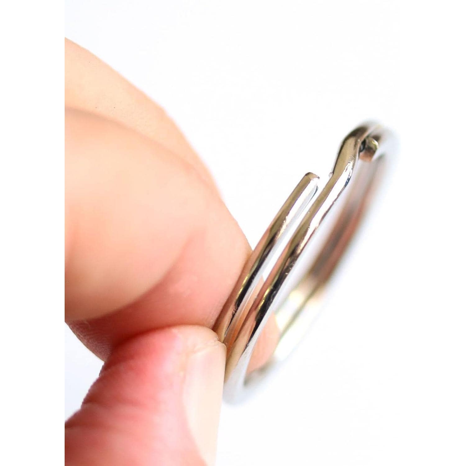 日本紐釦貿易 平二重リング 25mm 20個入 ニッケル R225-S （ご注文単位1束）【直送品】