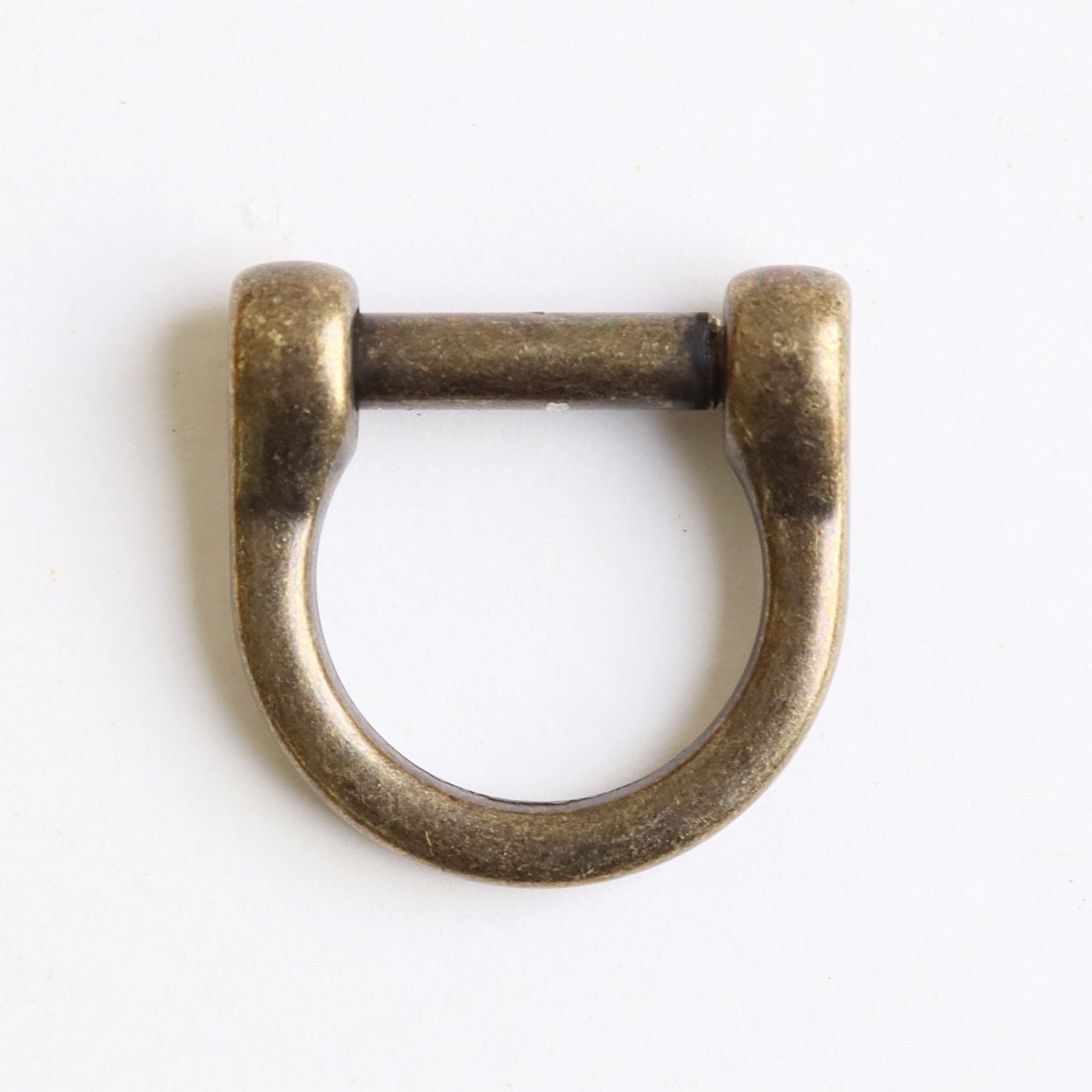 日本紐釦貿易 TYP663 ネジ式Dカン 4個入 アンティークゴールド TYP663-AG (ご注文単位1束)【直送品】