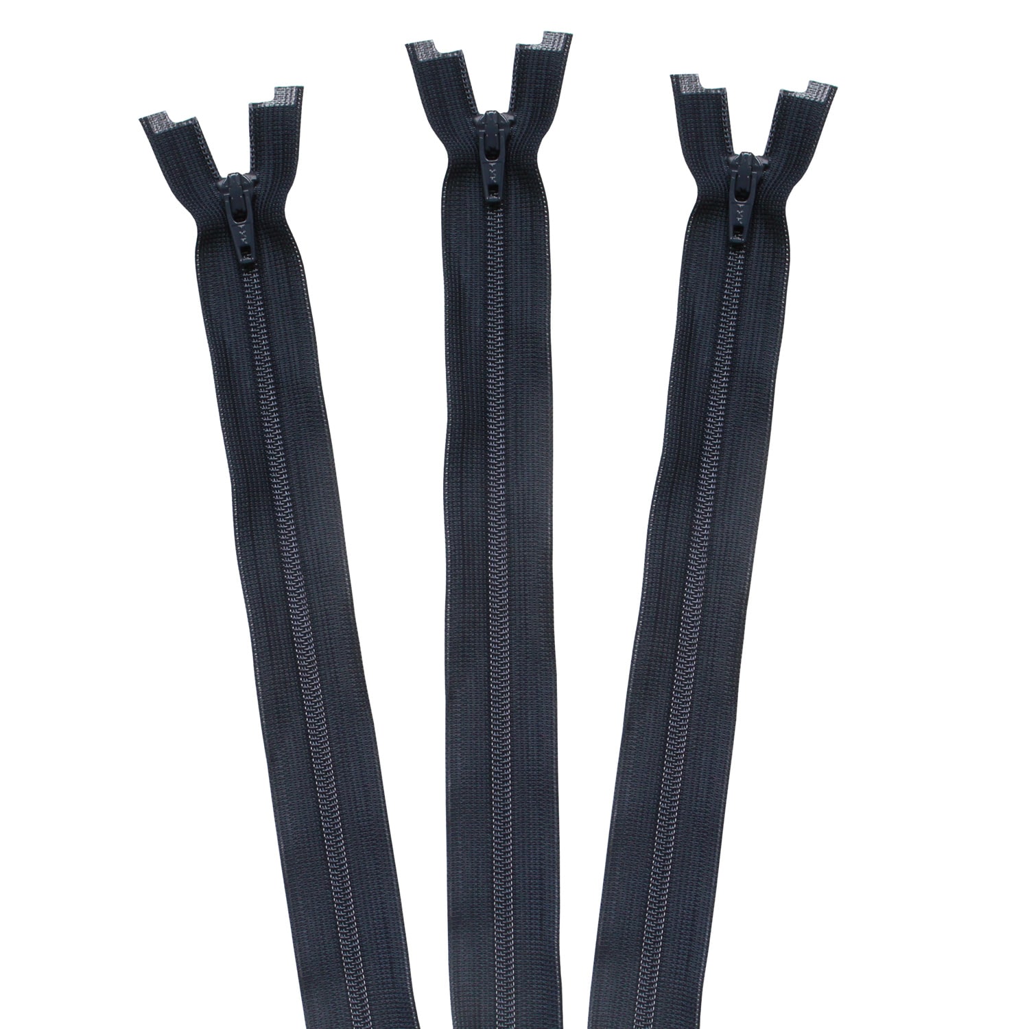 日本紐釦貿易 Y.K.K コイルオープンファスナー 56cm 3本入り col.560 紺 3CFOR56DA （ご注文単位1束）【直送品】