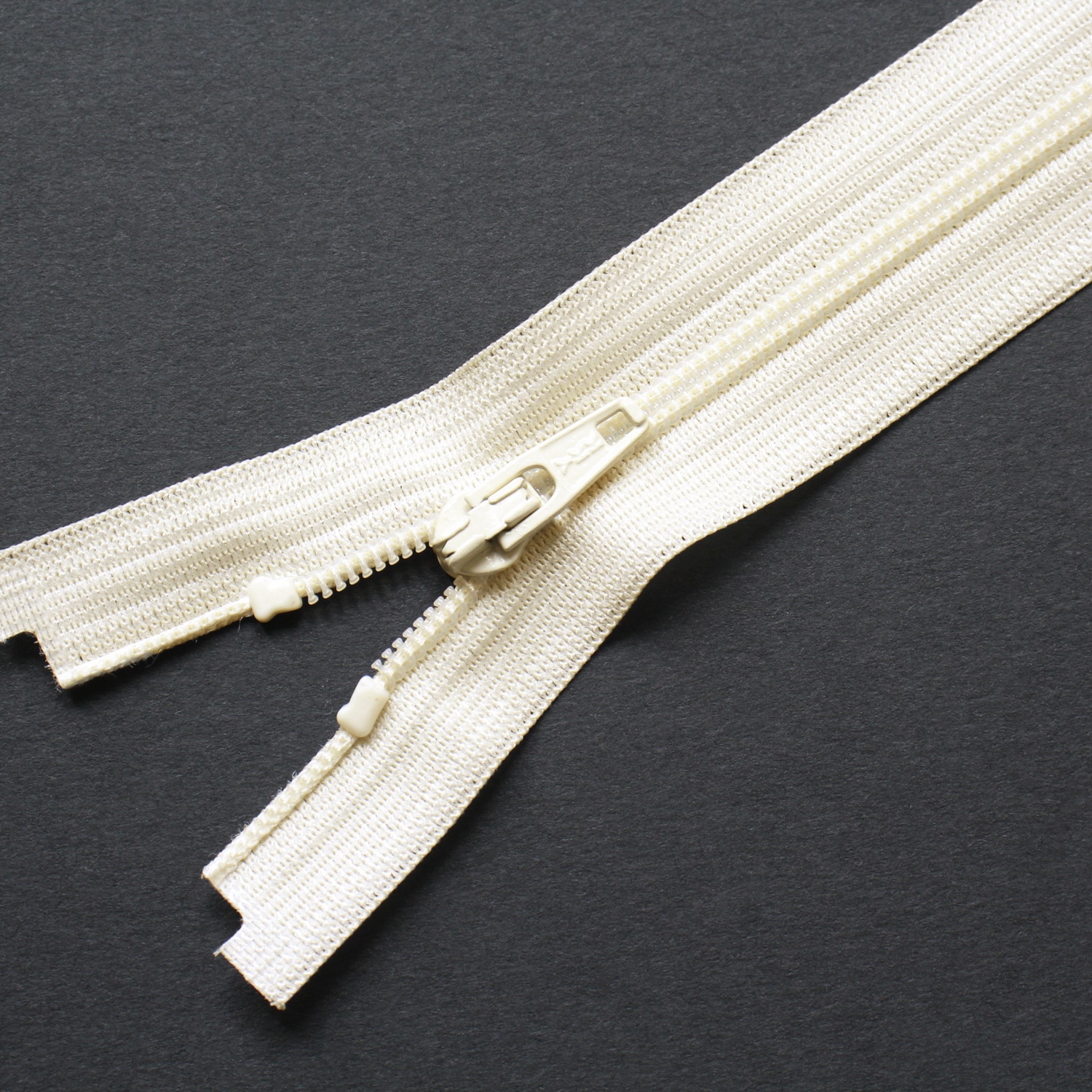 日本紐釦貿易 Y.K.K コイルオープンファスナー 56cm 3本入り col.801 生成り 3CFOR56DA (ご注文単位1束)【直送品】