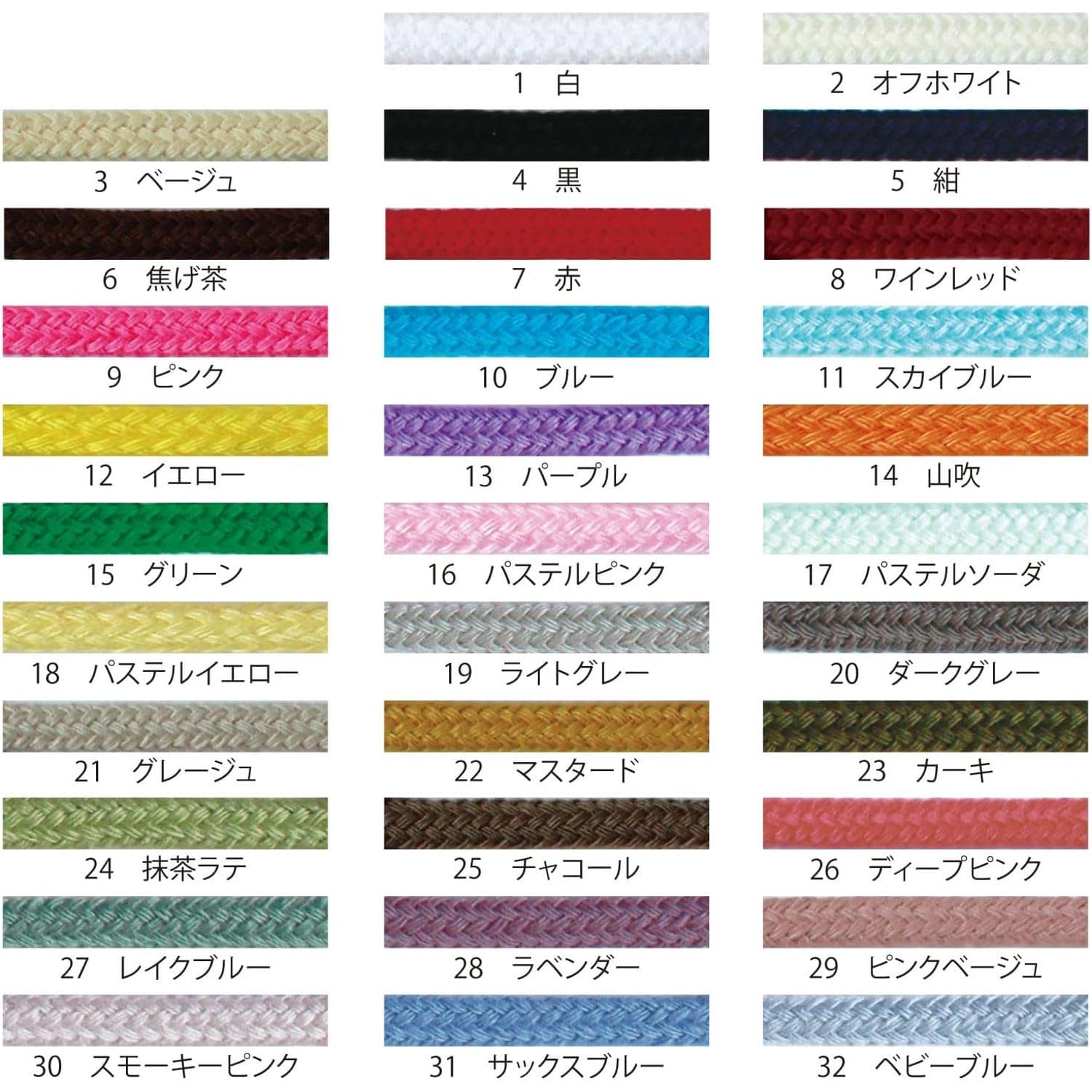 日本紐釦貿易 アクリルコード 約φ4mm×50m パステルイエロー DY150-18 (ご注文単位1巻)【直送品】