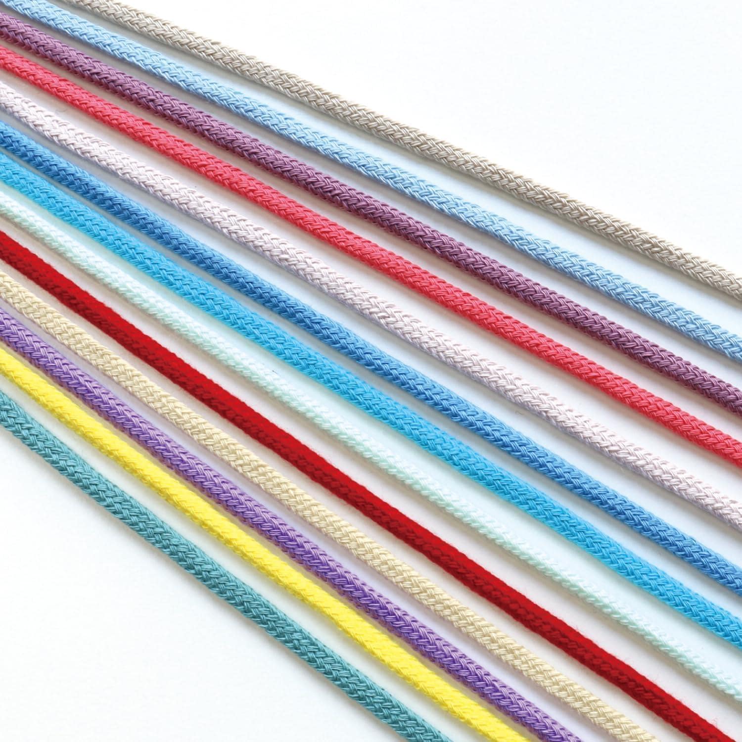 日本紐釦貿易 アクリルコード 約φ4mm×50m スモーキーピンク DY150-30 (ご注文単位1巻)【直送品】