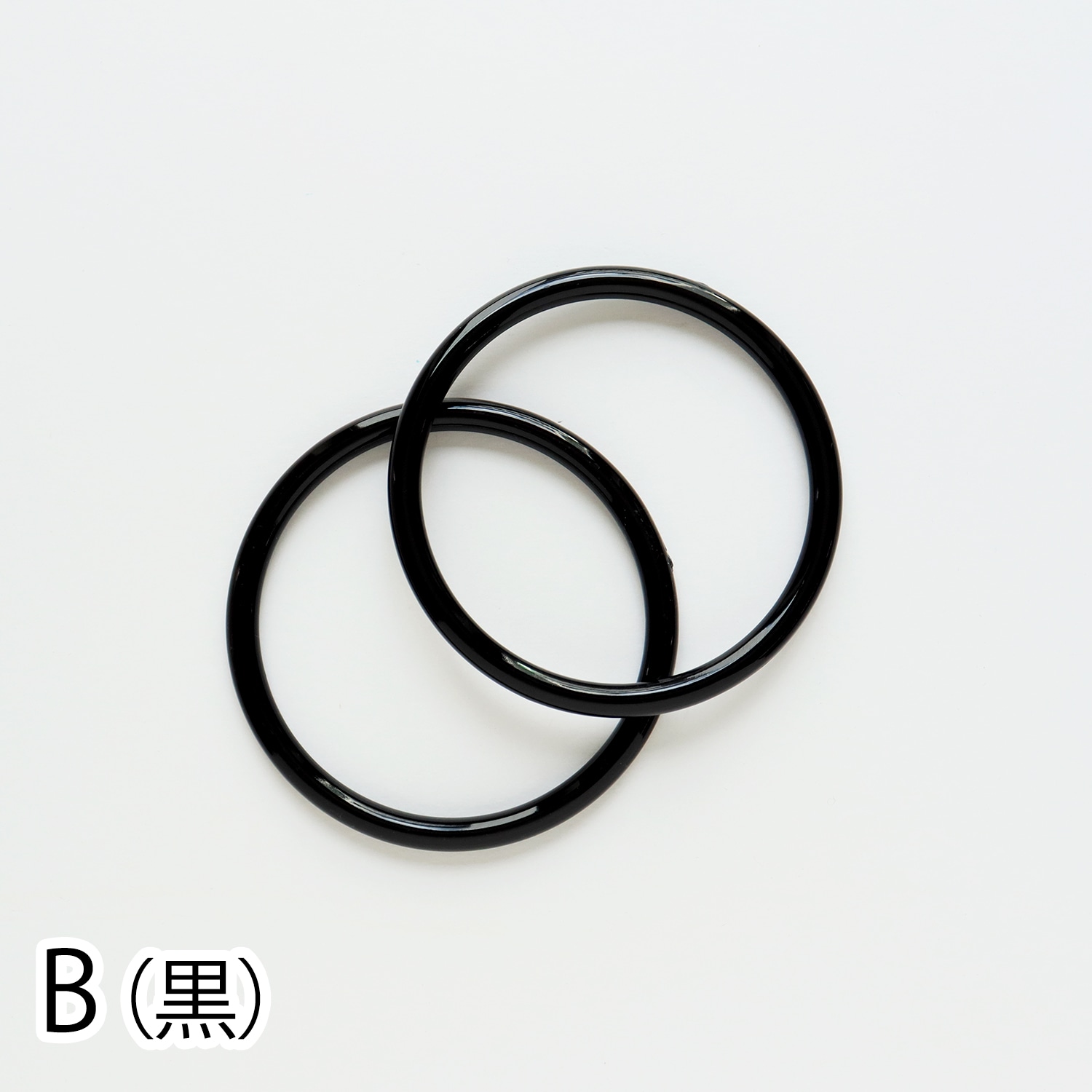 日本紐釦貿易 プラスチックリング 内径9cm 外径10.5cm 10組入 黒 P273S-B-10 (ご注文単位1箱)【直送品】