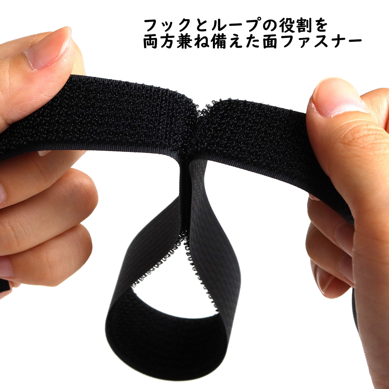 日本紐釦貿易 クラレファスニング マジックテープ フリーマジックタイプ 25mm巾×5m 白 (ご注文単位1巻)【直送品】