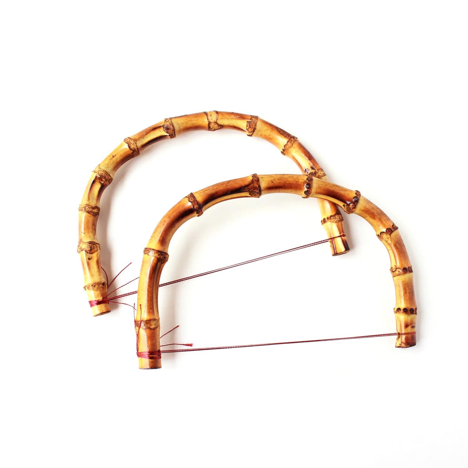 日本紐釦貿易 竹製持ち手 2本1組入り KT209 (ご注文単位1組)【直送品】