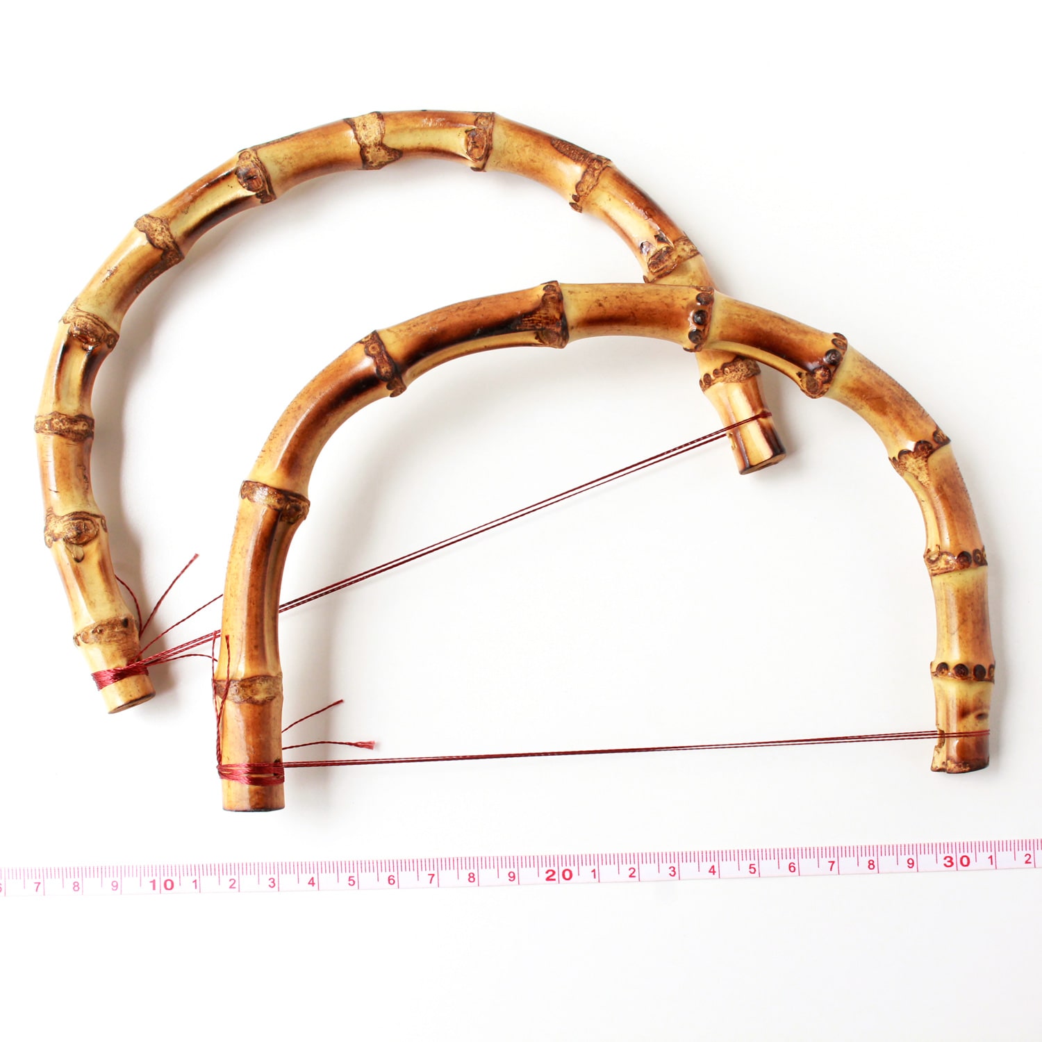 日本紐釦貿易 竹製持ち手 2本1組入り KT209 (ご注文単位1組)【直送品】