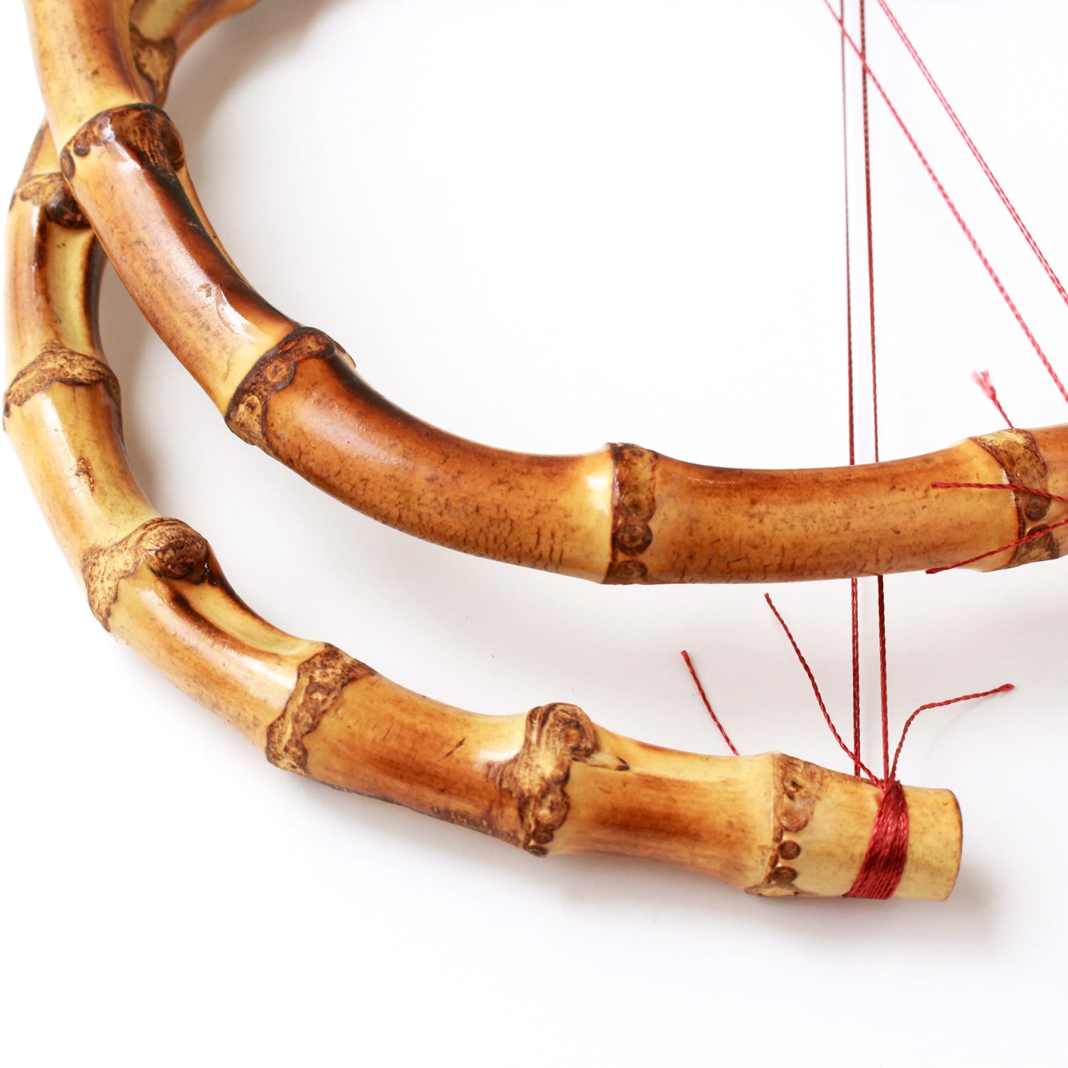 日本紐釦貿易 竹製持ち手 2本1組入り KT209 (ご注文単位1組)【直送品】