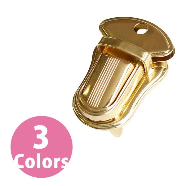 日本紐釦貿易 豆差込錠 アンティークゴールド 5個入り M253-AG (ご注文単位1束)【直送品】