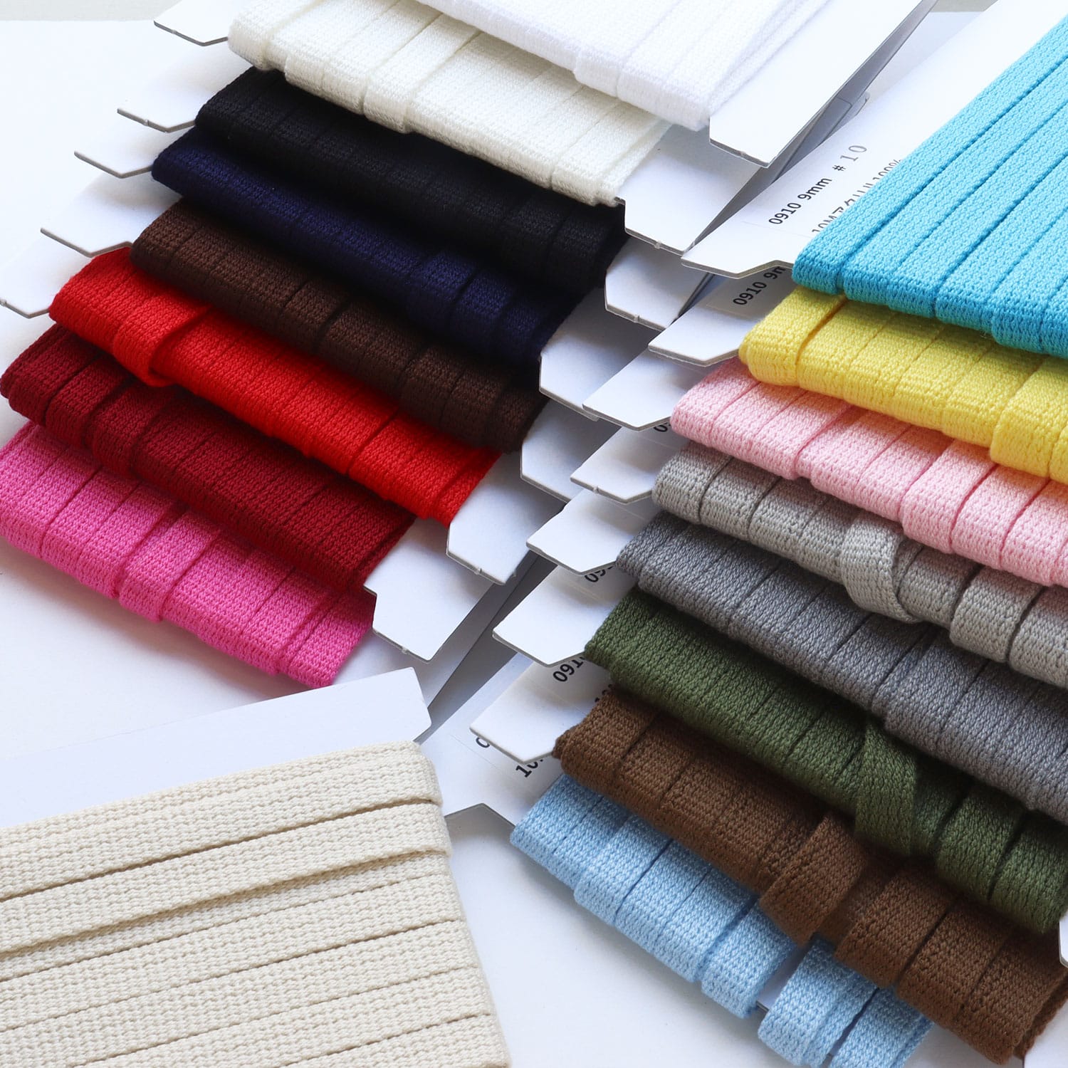 日本紐釦貿易 アクリル手芸用テープ 9mm巾 10m巻 紺 IC0910-5 (ご注文単位1巻)【直送品】