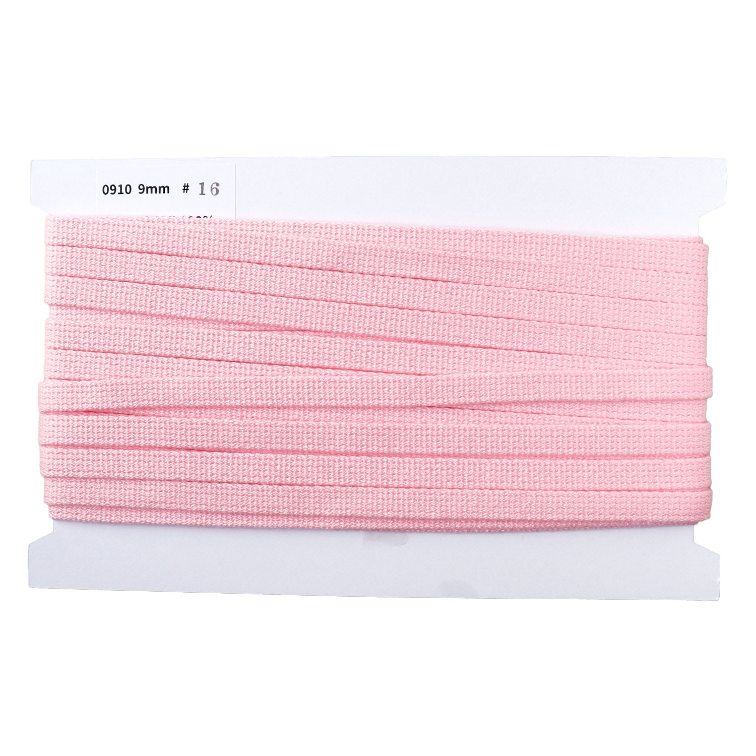 日本紐釦貿易 アクリル手芸用テープ 9mm巾 10m巻 パステルピンク IC0910-16 （ご注文単位1巻）【直送品】