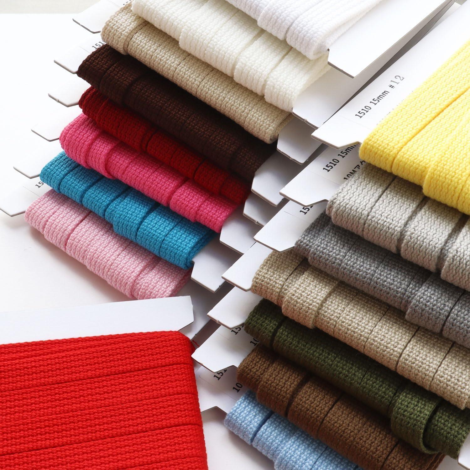 日本紐釦貿易 アクリル手芸用テープ 15mm巾 10m巻 2mm厚 紺 IC1510-5 (ご注文単位1巻)【直送品】