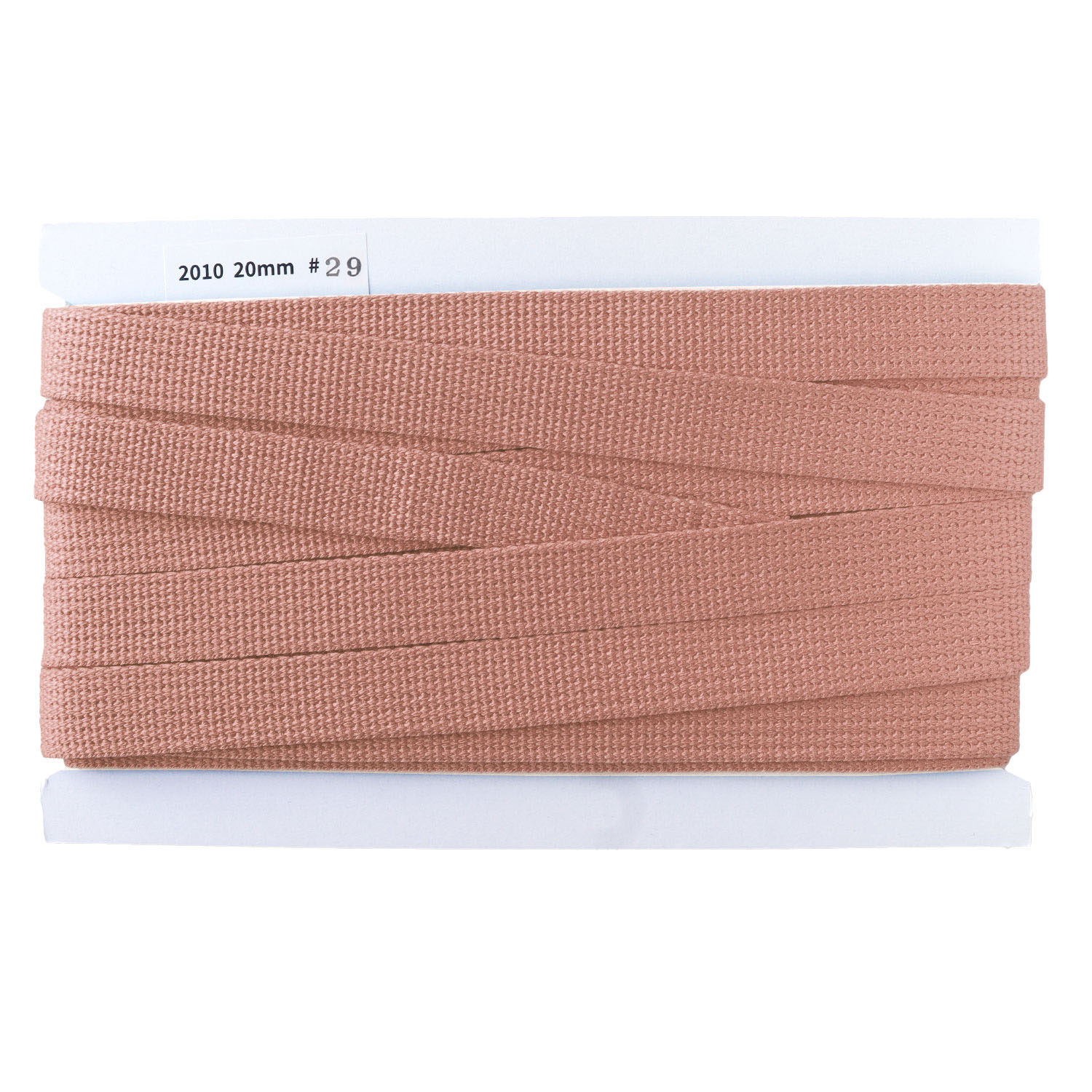 日本紐釦貿易 アクリル手芸用テープ 20mm巾 10m巻 ピンクベージュ IC2010-29 （ご注文単位1巻）【直送品】