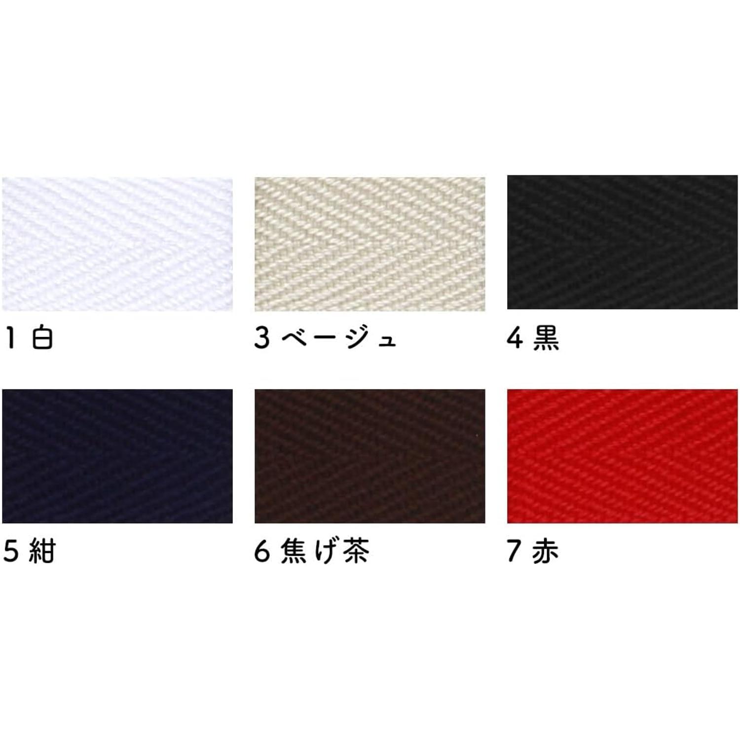 日本紐釦貿易 綾織テープ 巾25mm×25m巻 白 IC2100-1 (ご注文単位1巻)【直送品】