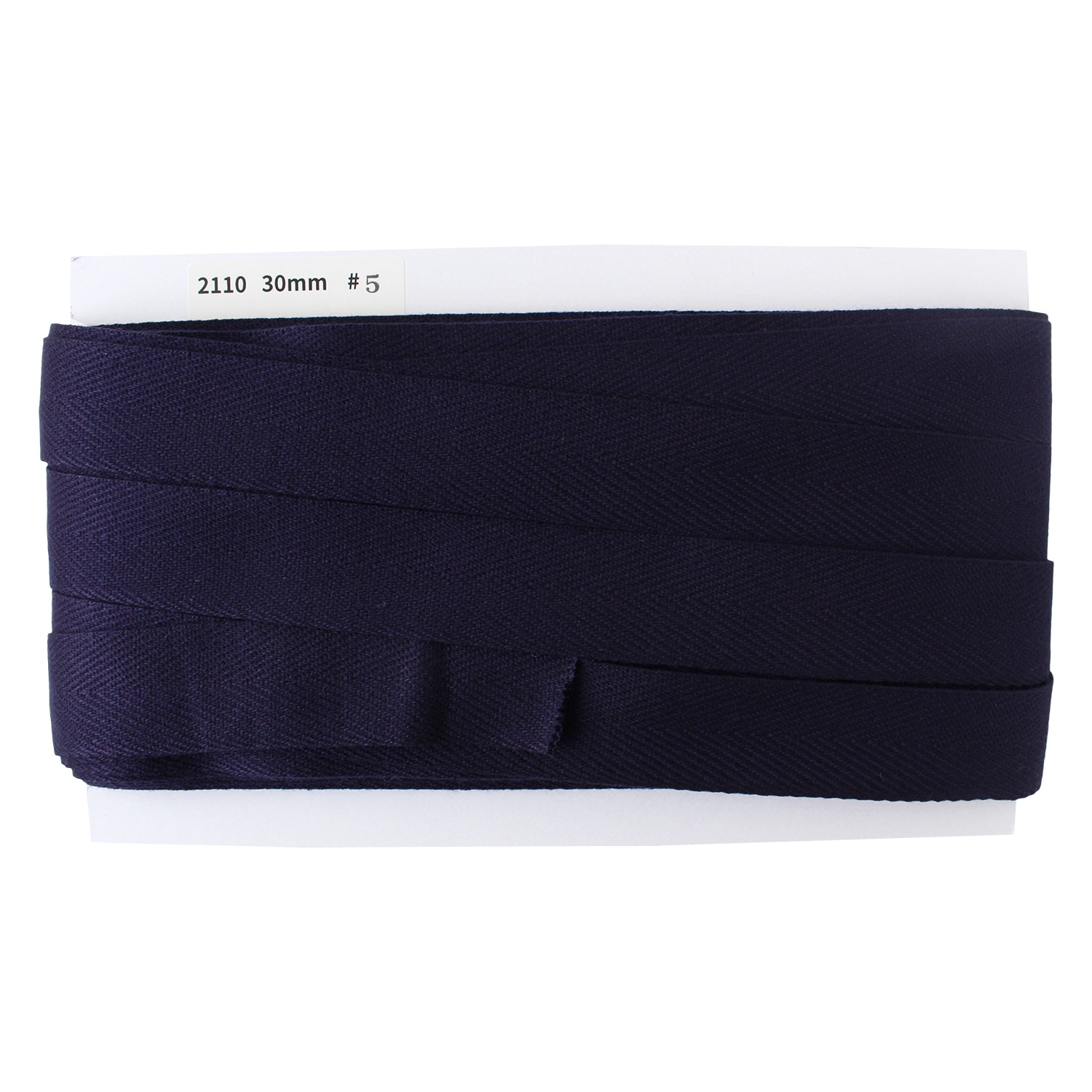 日本紐釦貿易 綾織テープ 巾30mm×25m巻 紺 IC2110-5 （ご注文単位1巻）【直送品】