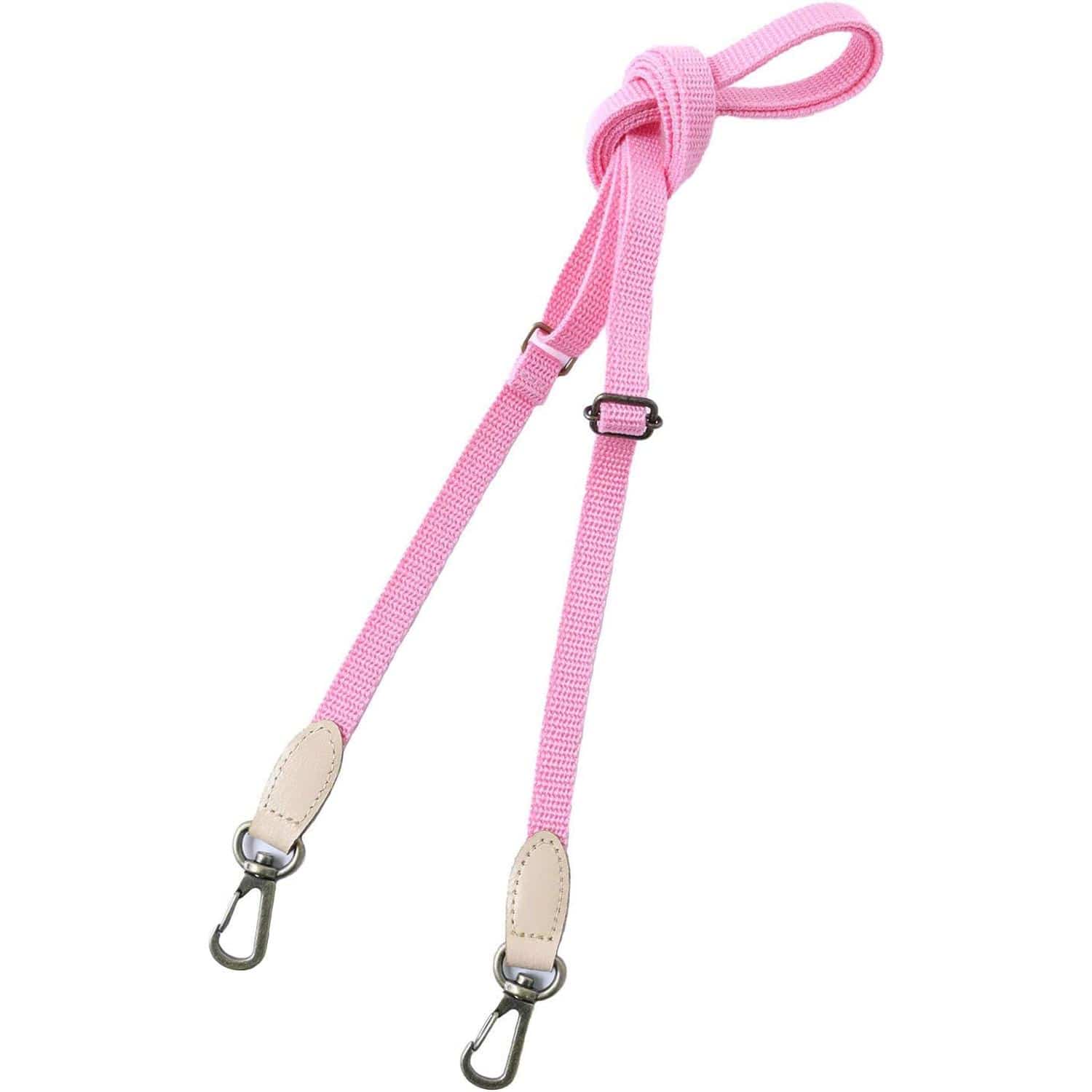 日本紐釦貿易 レザーコンビショルダー 長さ86~140cm 1本 ピンク KT85-P (ご注文単位1本)【直送品】