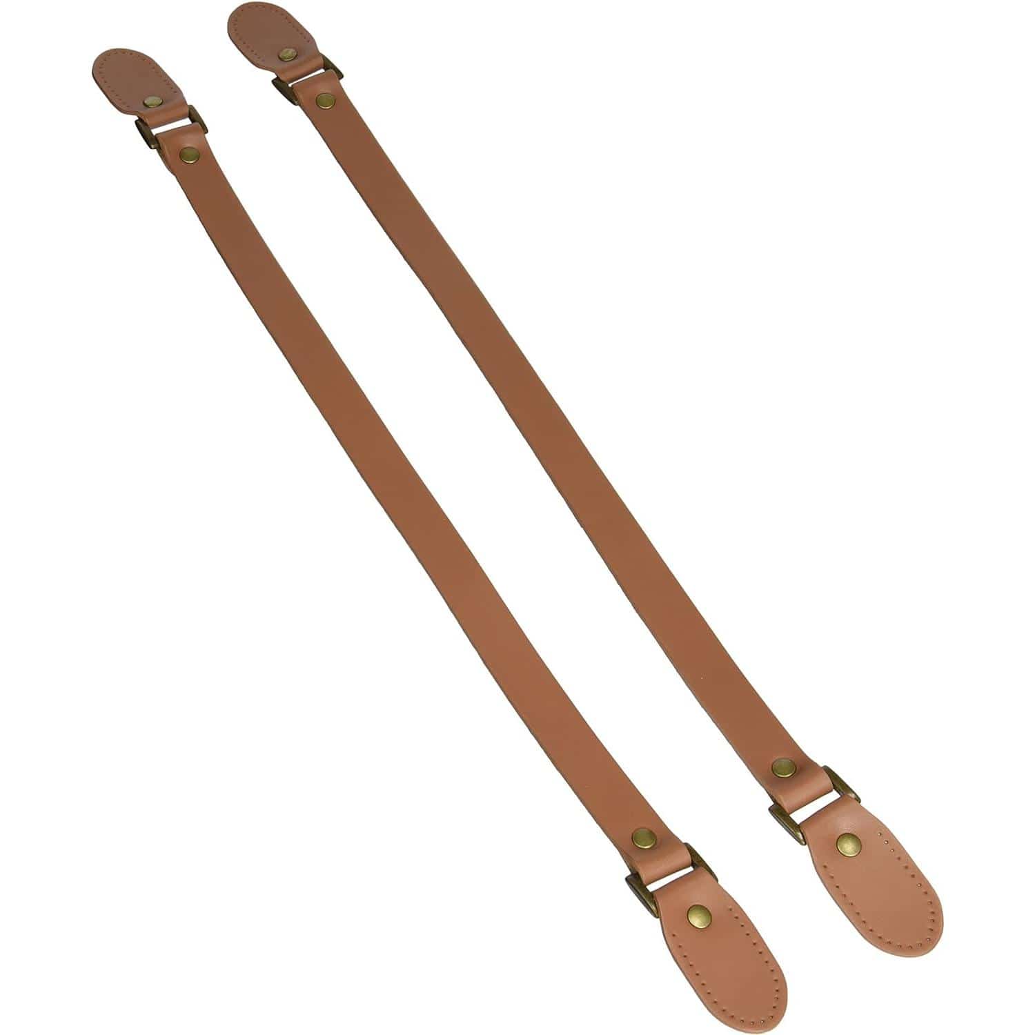 日本紐釦貿易 本革持手 ボストン用金具付 58cm KT7-Y (ご注文単位1組)【直送品】