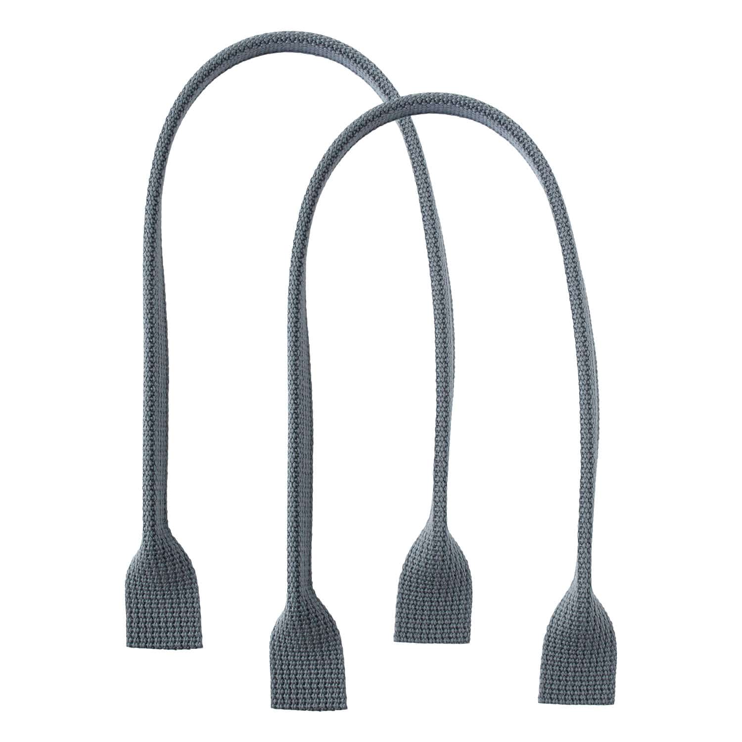 日本紐釦貿易 アクリルハンドル 55cm グレー 2本1組入 DCH9855-34 （ご注文単位1組）【直送品】