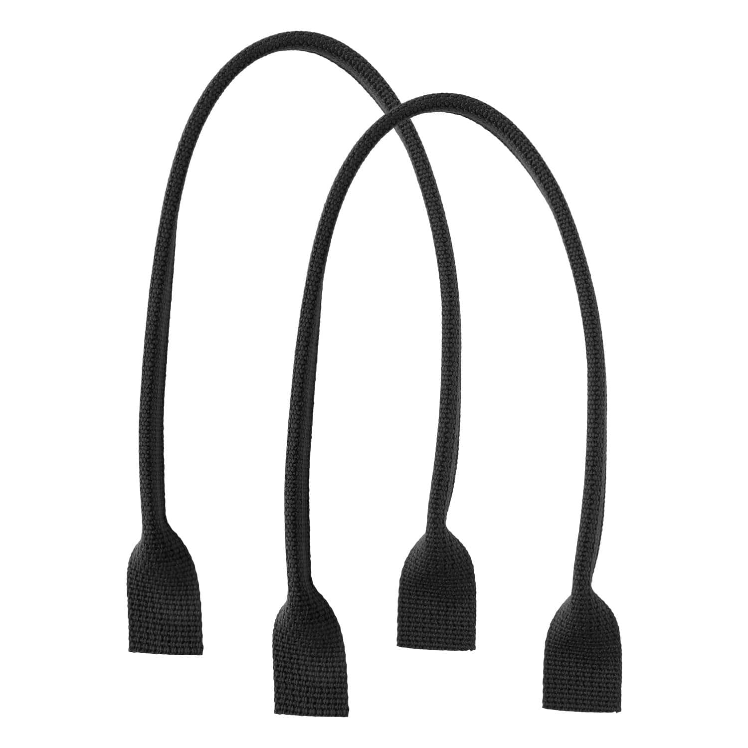 日本紐釦貿易 アクリルハンドル 55cm 黒 2本1組入 DCH9855-35 （ご注文単位1組）【直送品】