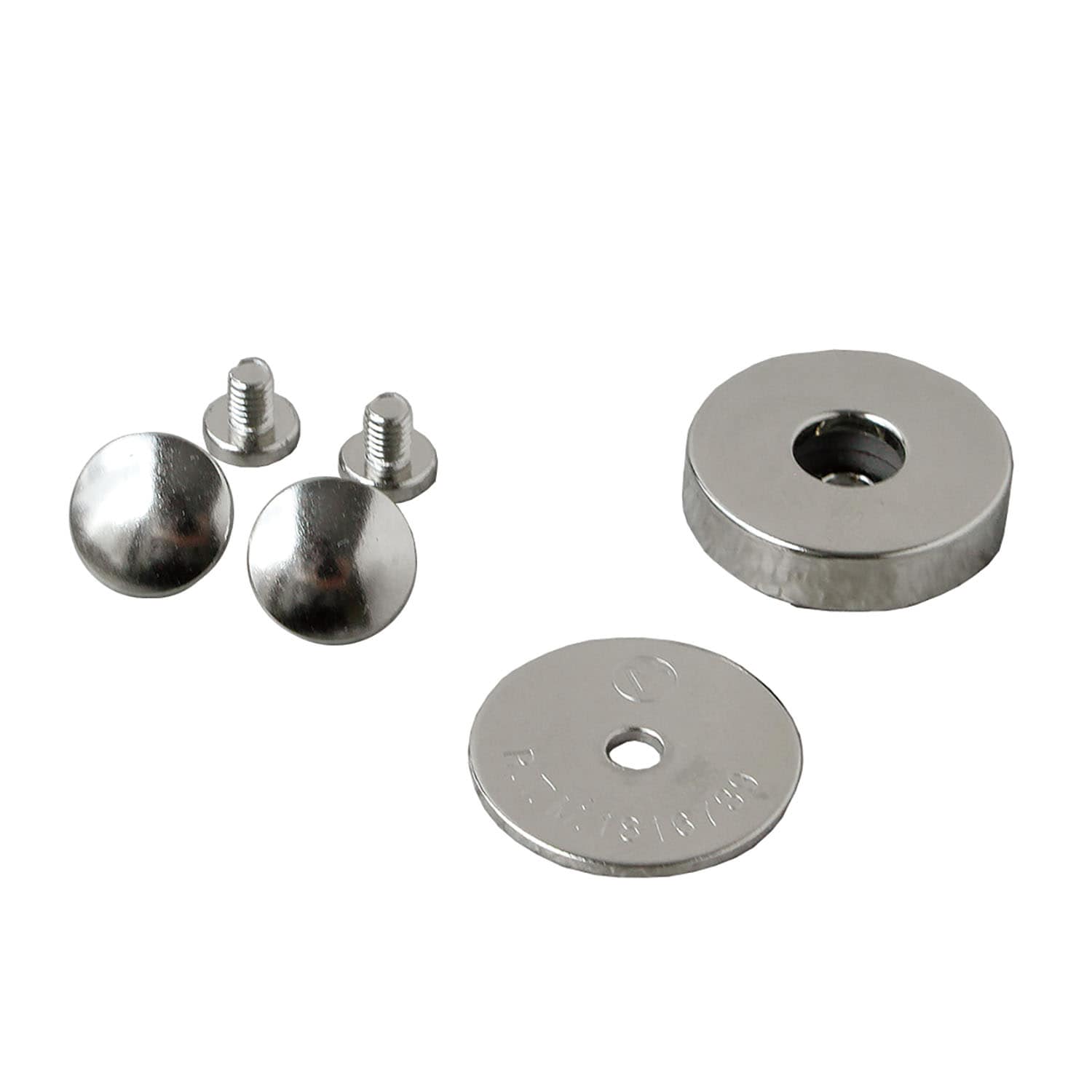 日本紐釦貿易 ネジ式マグネットボタン 5mmxφ19mm 1組入り M75-S (ご注文単位1個)【直送品】