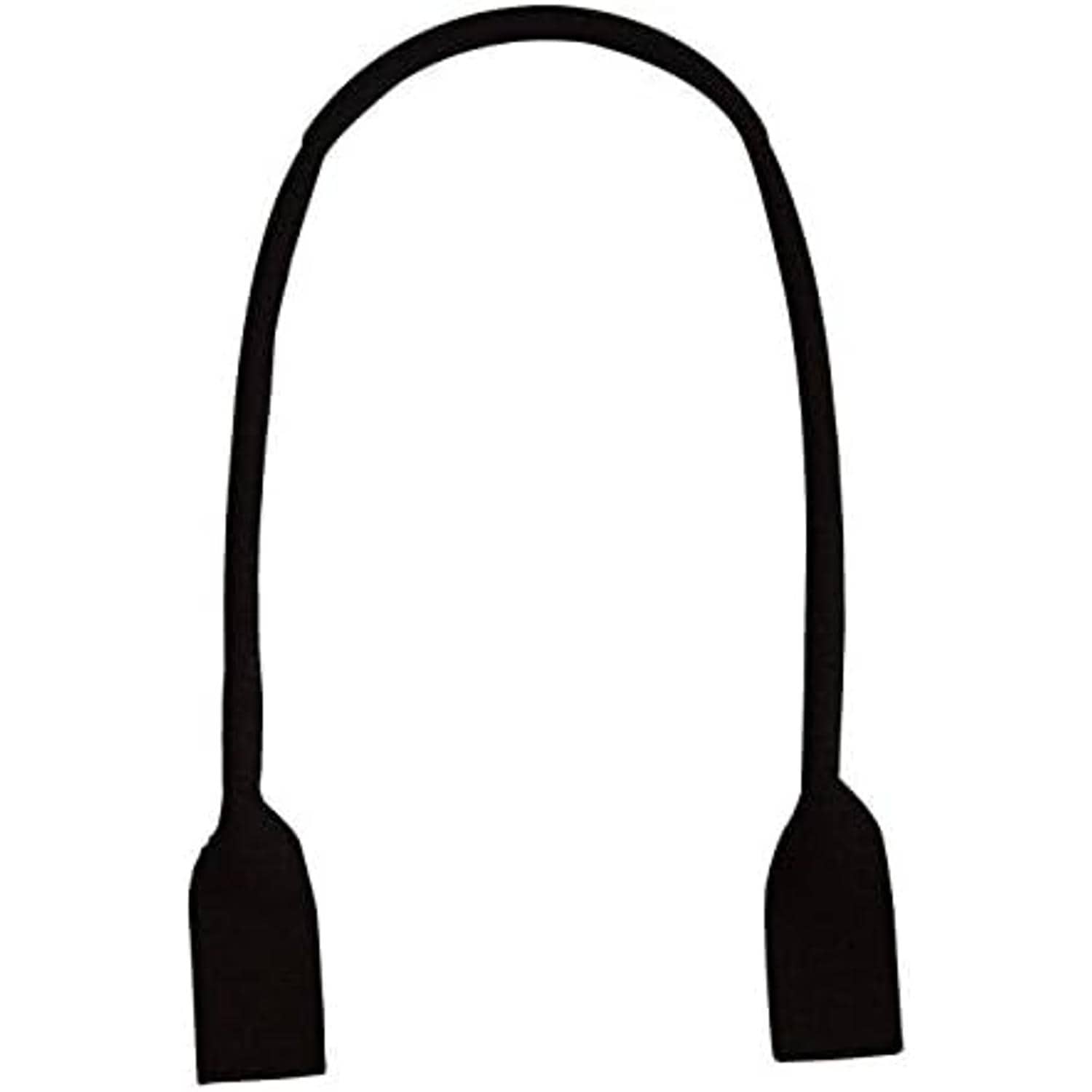 日本紐釦貿易 アクリル持手 本革パーツ付 60cm 2本 KT42-B （ご注文単位1組）【直送品】