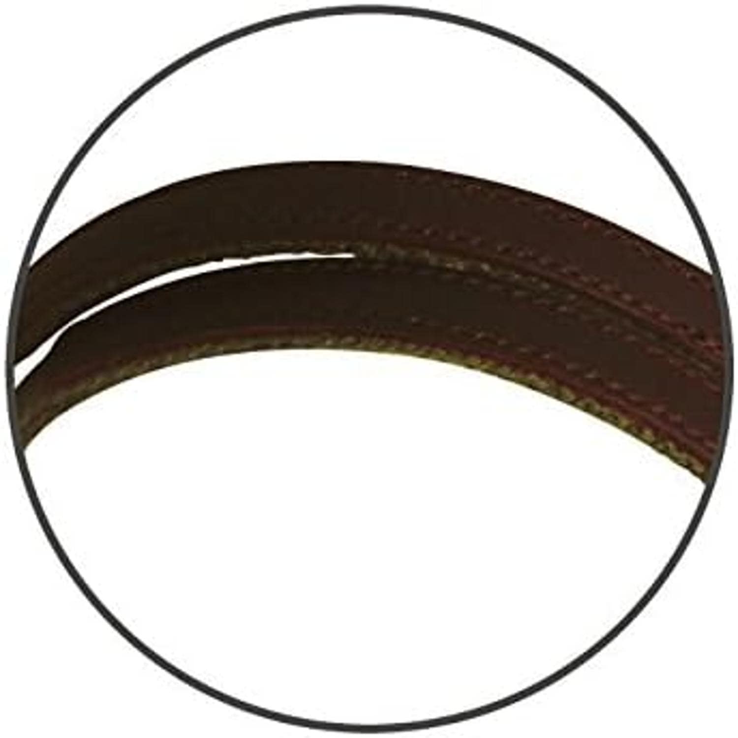 日本紐釦貿易 アクリル持手 本革パーツ付 33cm 2本 KT43-MG (ご注文単位1組)【直送品】