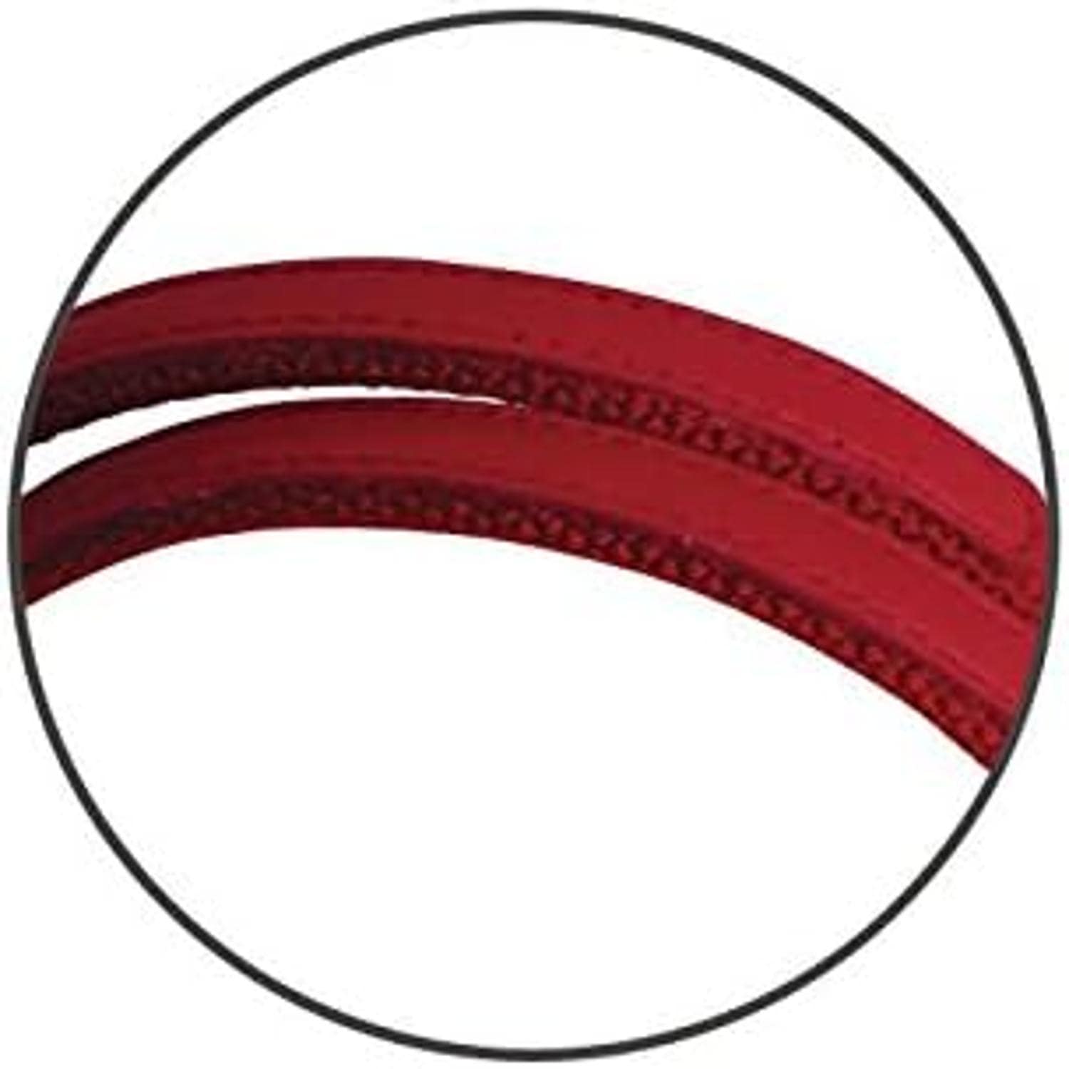 日本紐釦貿易 アクリル持手 本革パーツ付 33cm 2本 KT43-R (ご注文単位1組)【直送品】